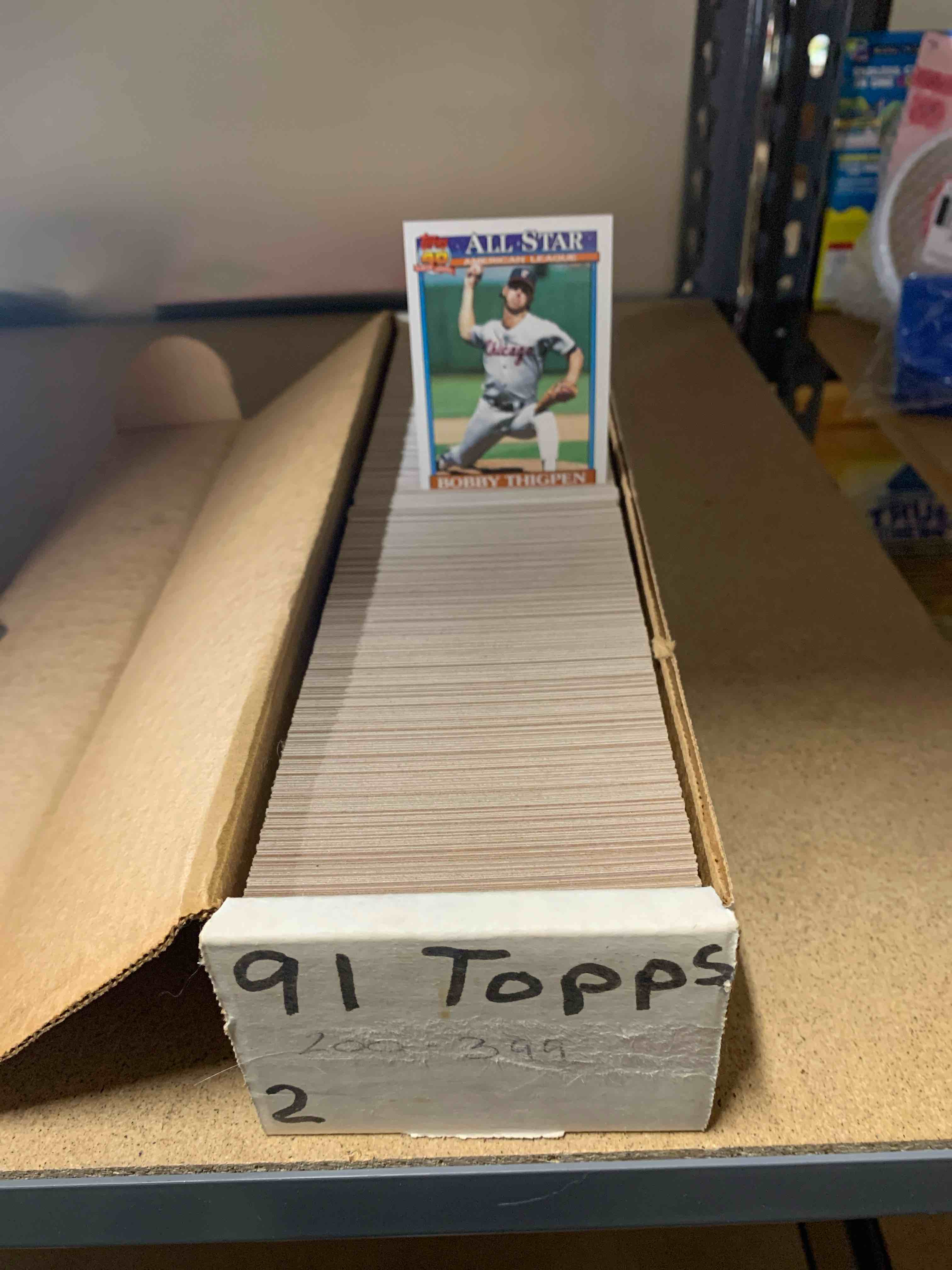 1991 Topps Baseball Set 