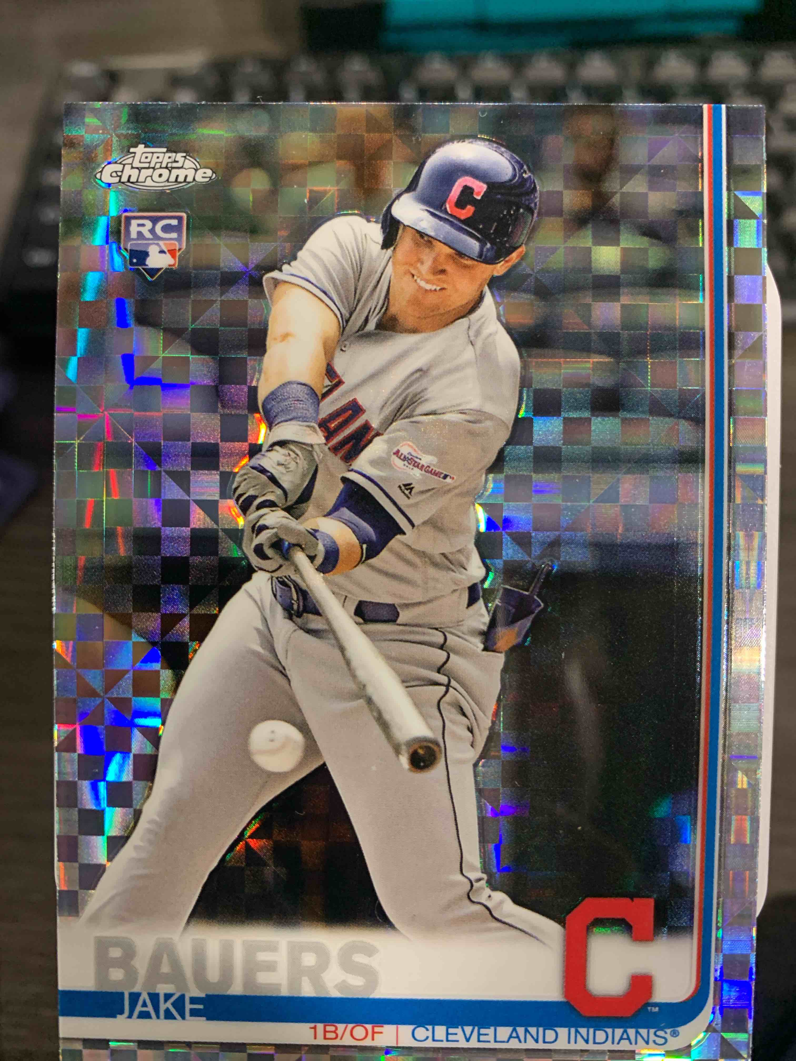 2019 Topps Chrome Prism Refractor Jake Bauers Rc # 71