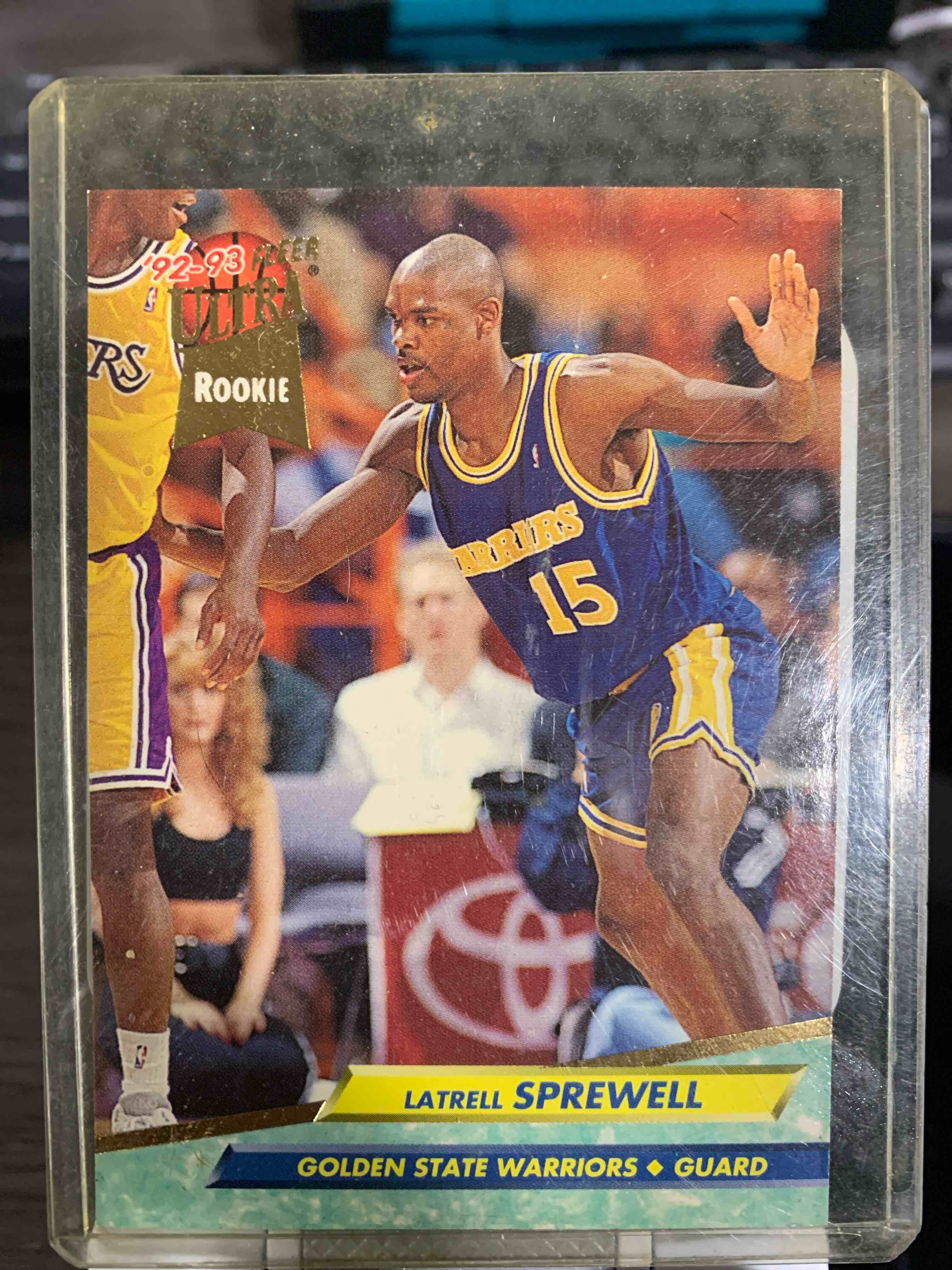 Latrell Sprewell  1992-93 Fleer Ultra Rookie  (RC) #266 Golden State Warriors
