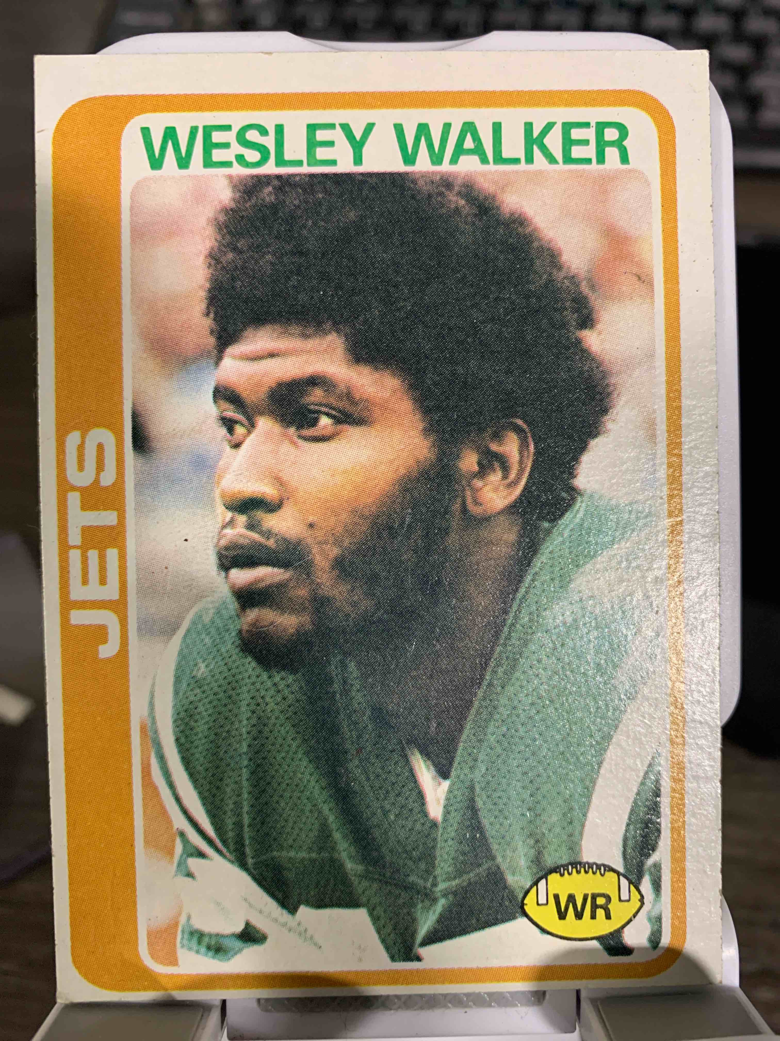 WESLEY WALKER 1978 TOPPS #327  ROOKIE  VG