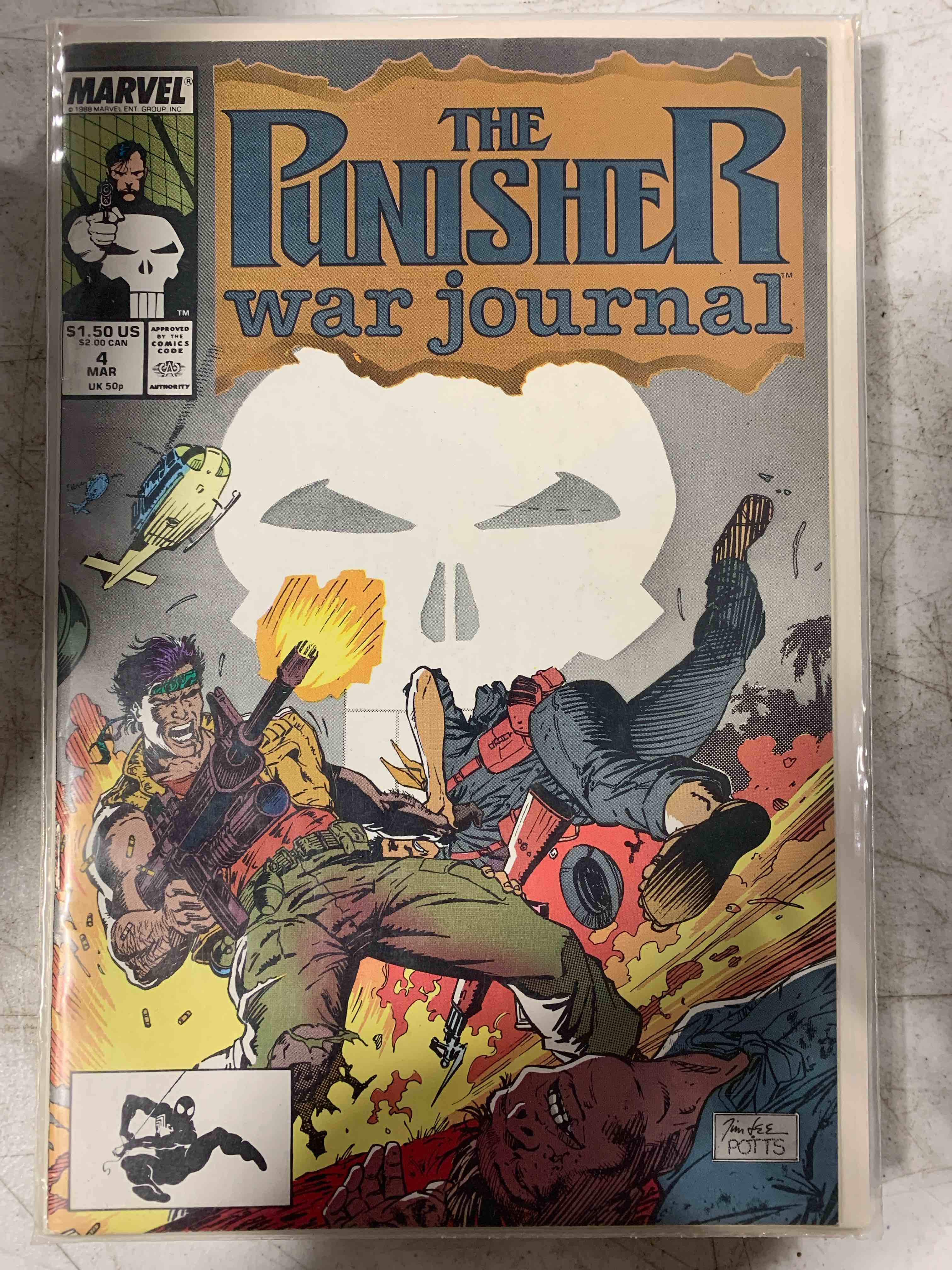 1989 The Punisher War Journal #4 (Marvel Comics March 1989)