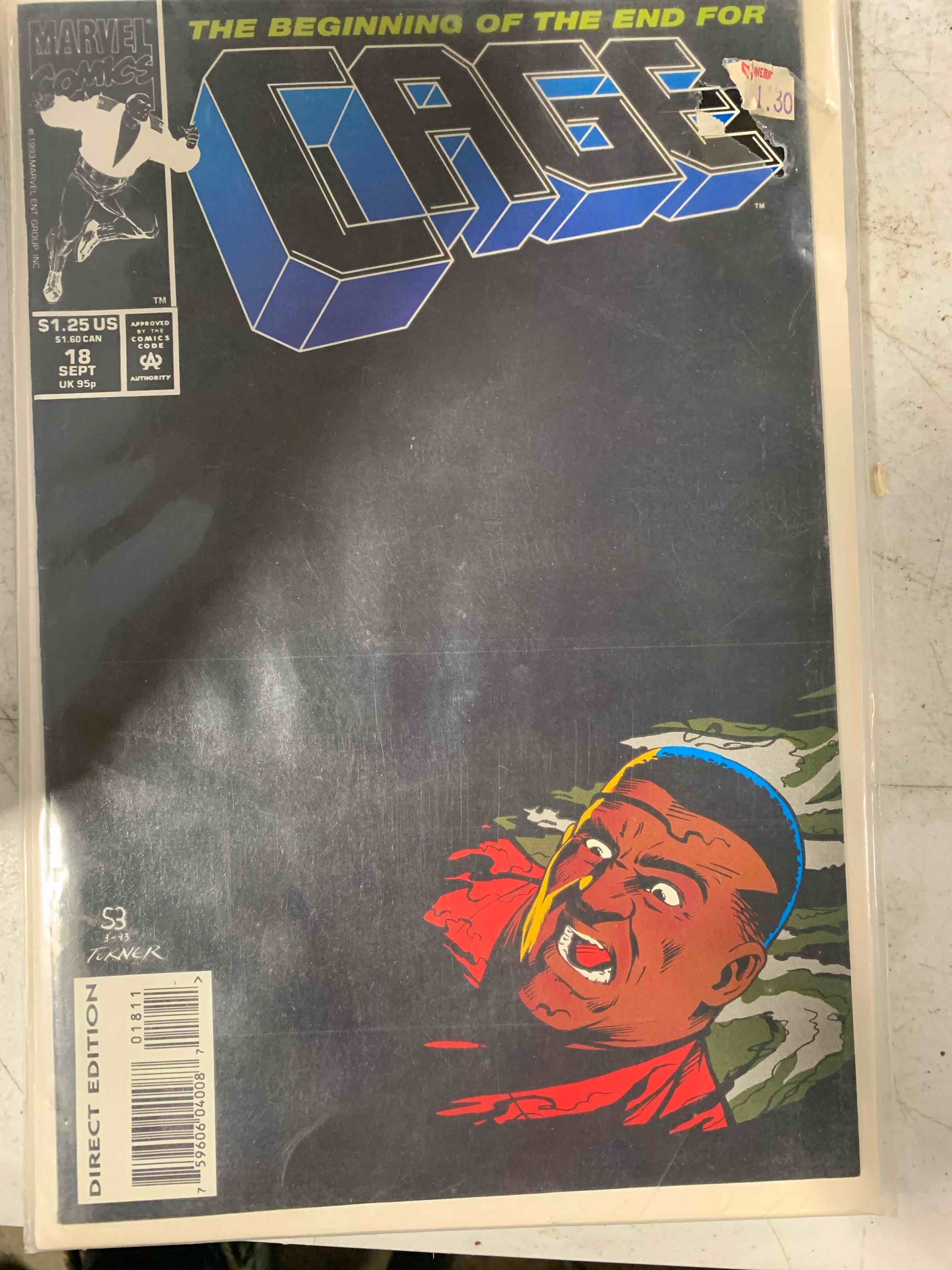 Cage #18 - 1992 series Marvel comics NM minus Full description below [