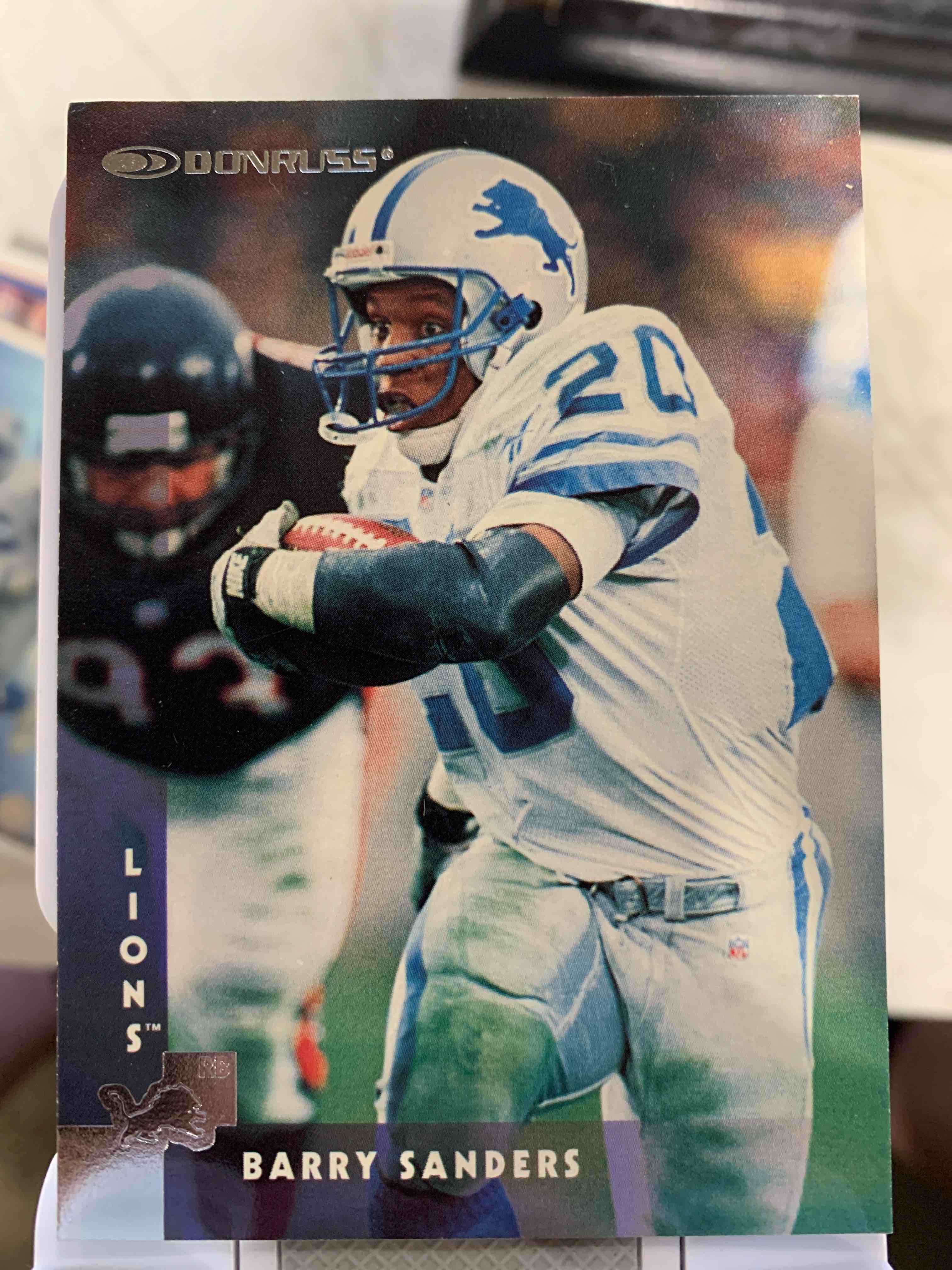Barry Sanders #11 1997 Donruss Detroit Lions Football Card