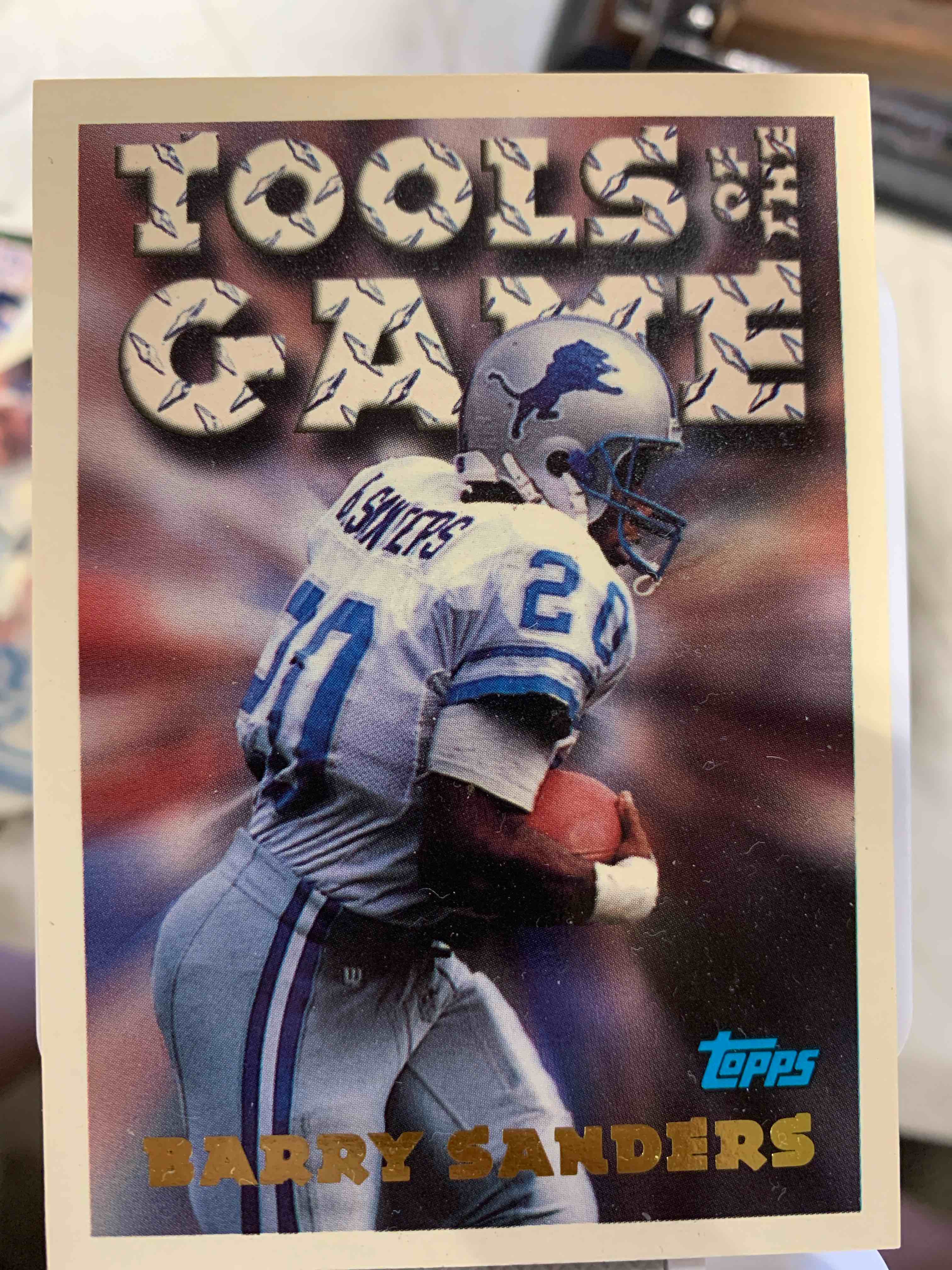 1994 Topps Barry Sanders Lions  card #542