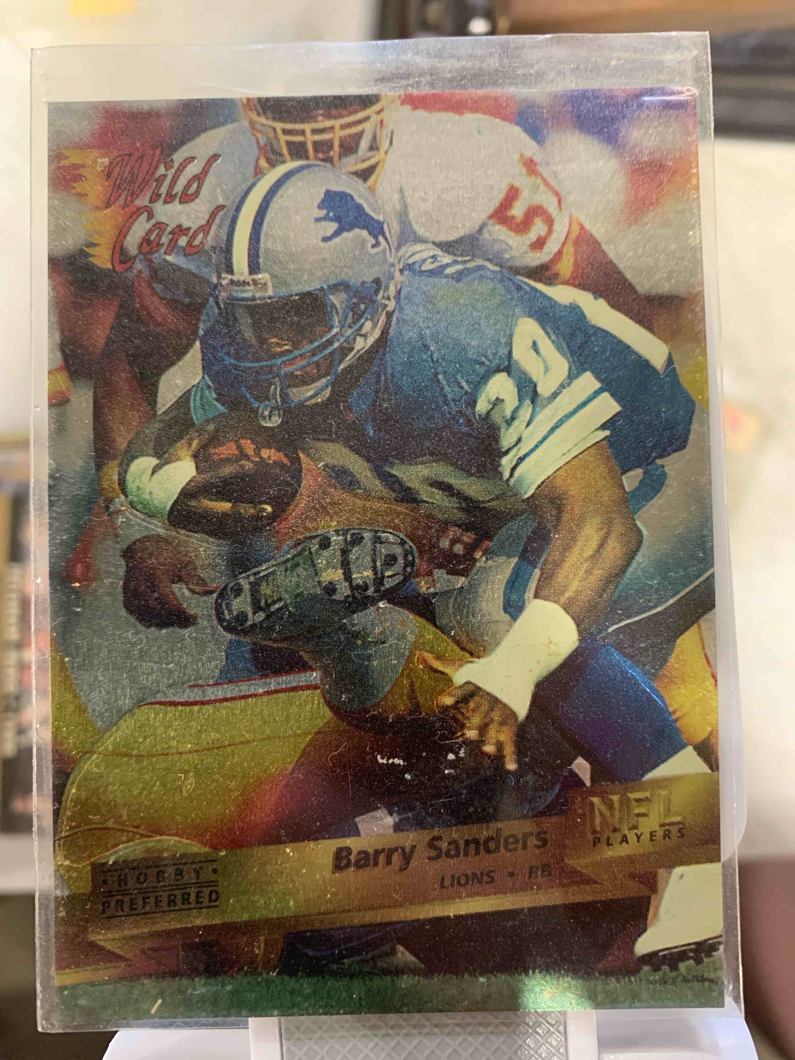 1993 Wild Card Hobby Preferred #124 Barry Sanders