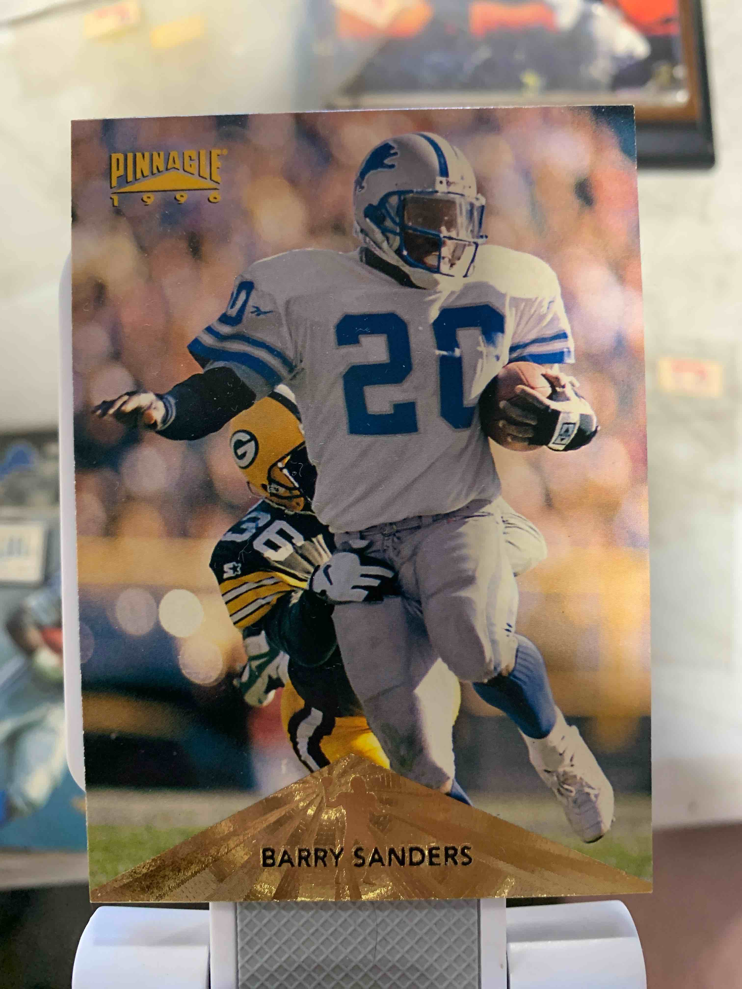 1996 Pinnacle Barry Sanders #131 Totals Detroit Lions Football Card