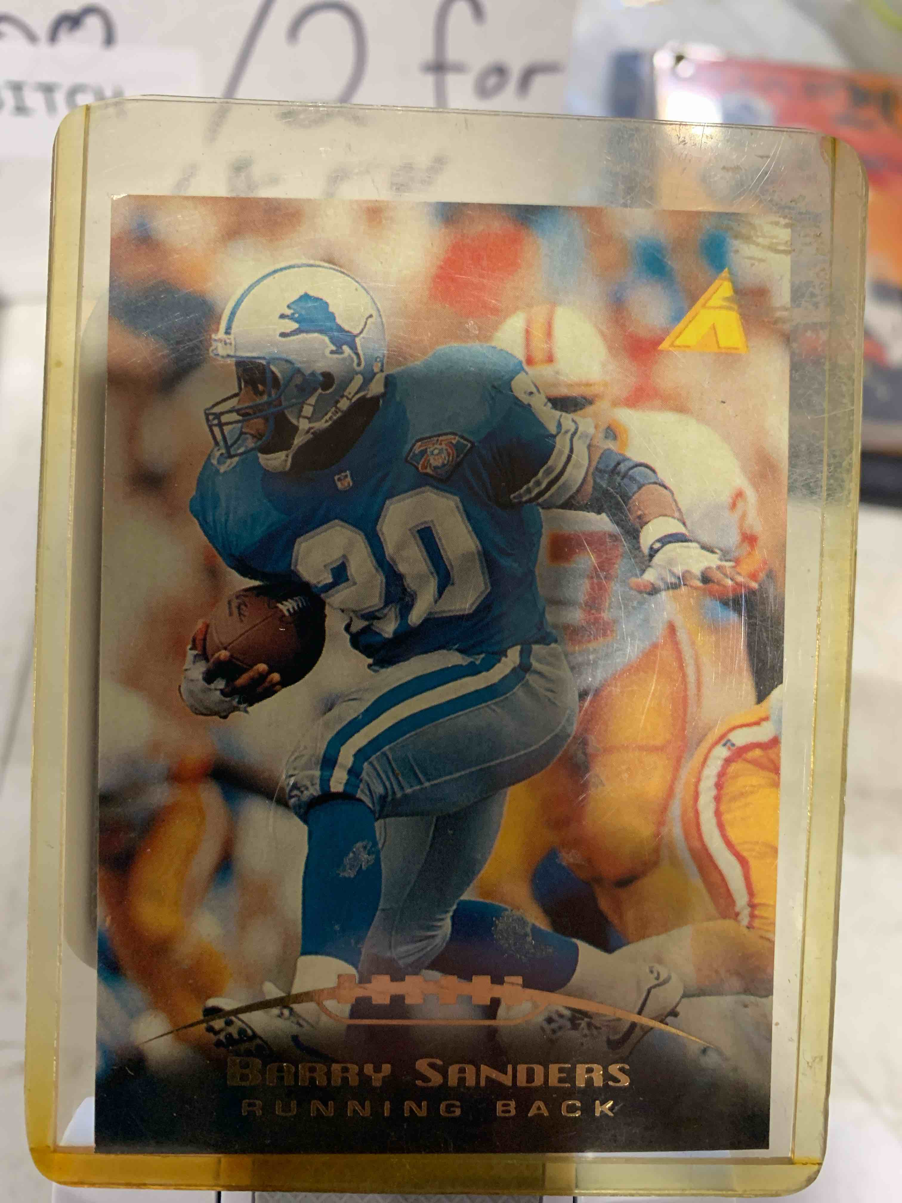 1993 TOPPS STADIIM CLUB BARRY SANDERS MEMBERS CHOICE #496!! DETOIT LIONS!