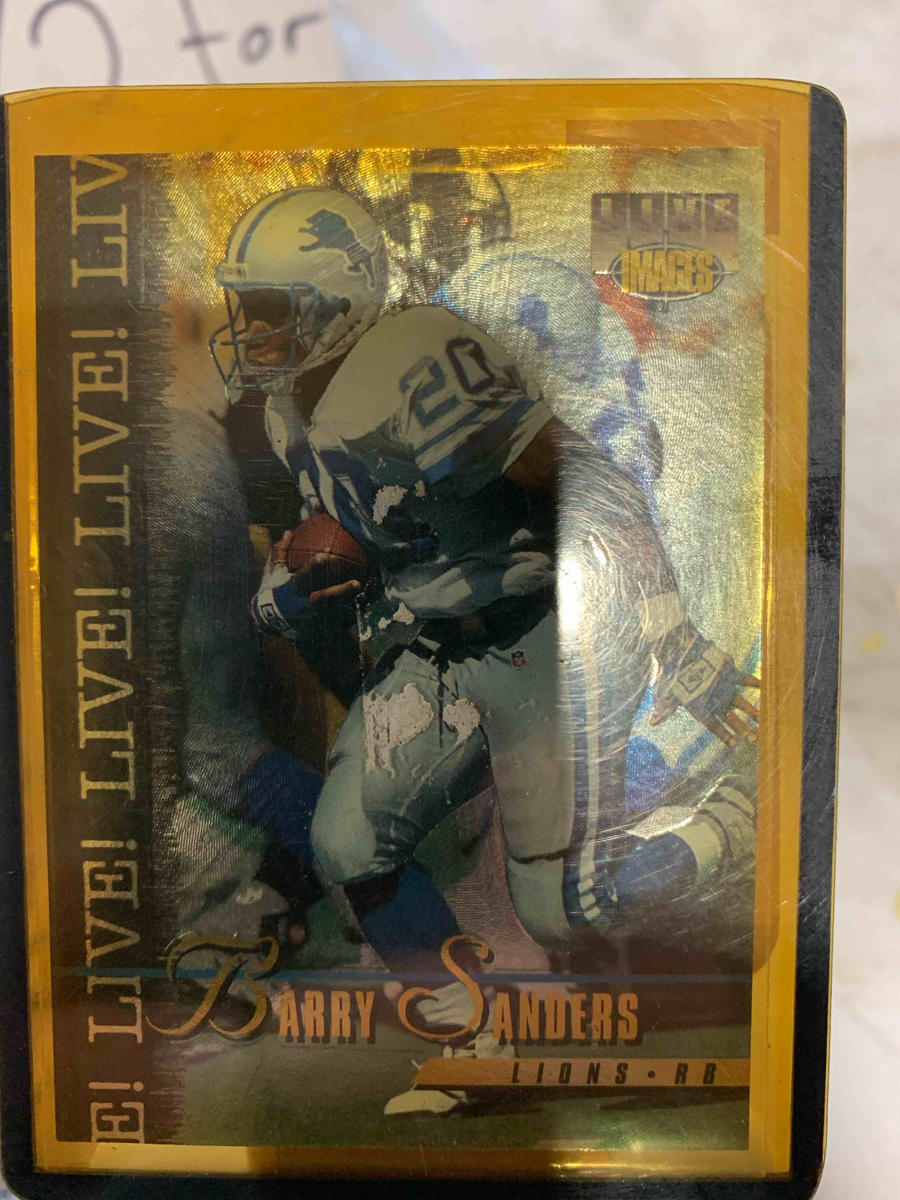 1995 Classic Images Limited - Live #6 Barry Sanders