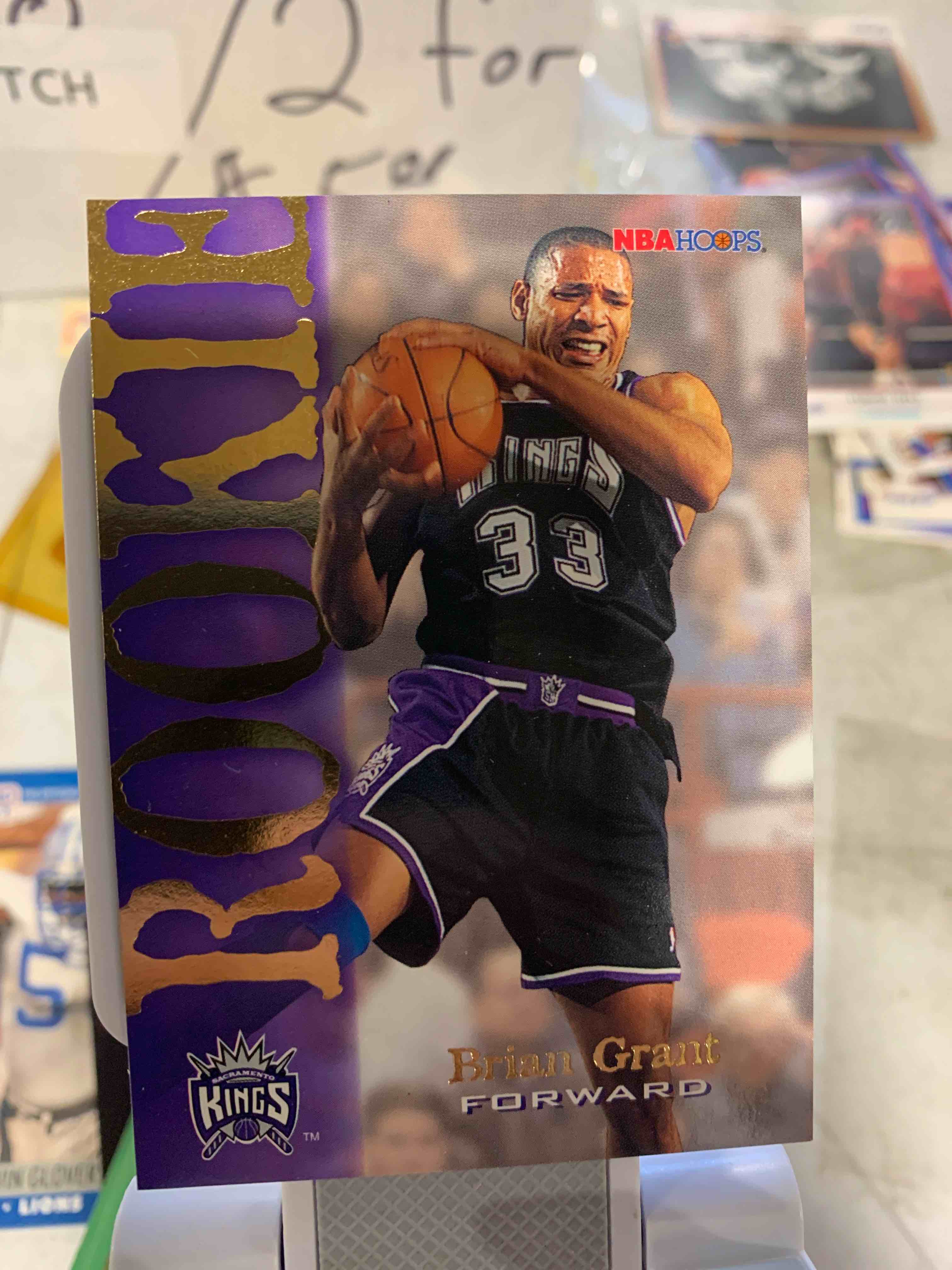 1994-95 NBA Hoops - #368 Brian Grant Sacramento Kings (RC)