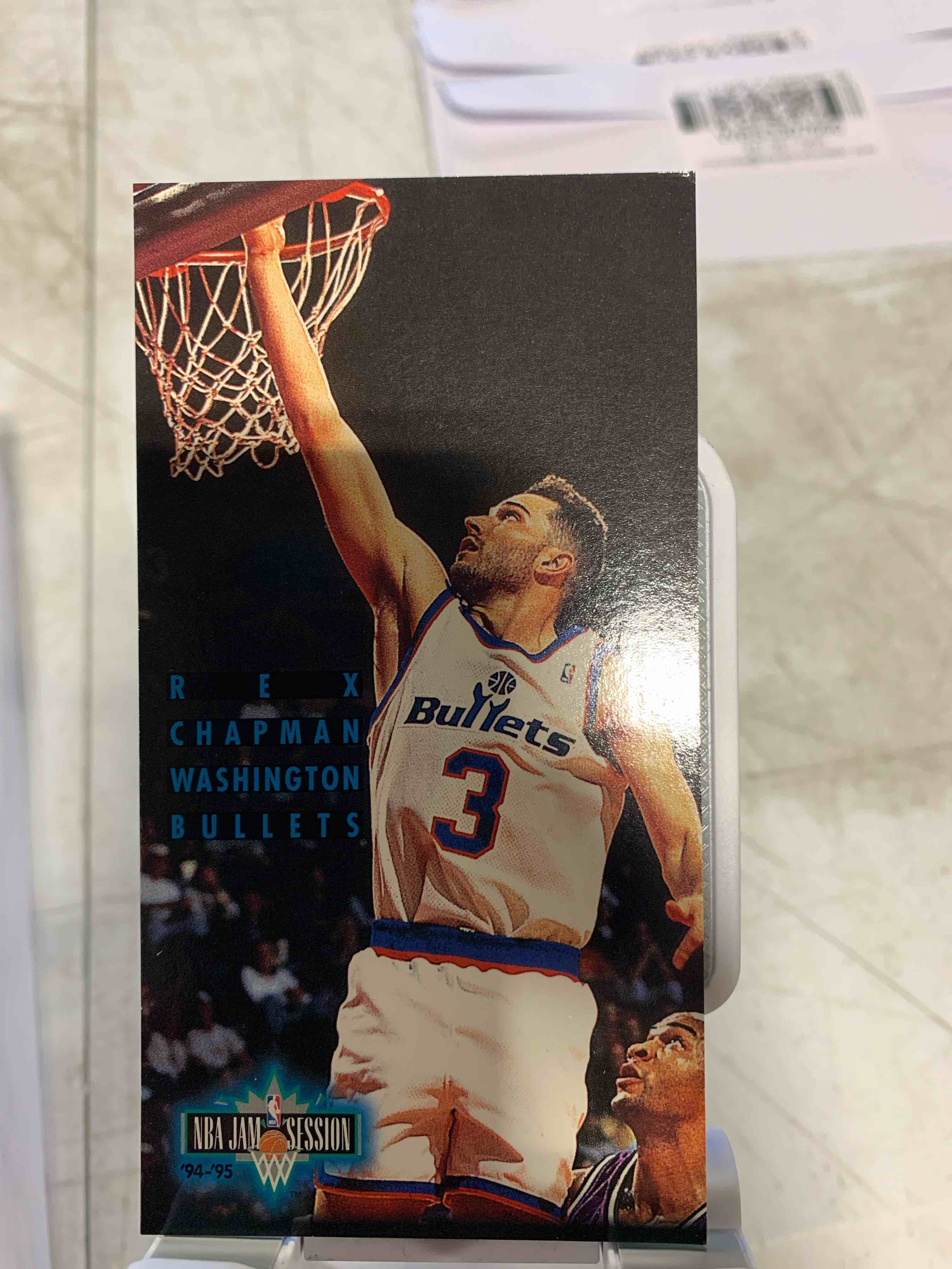 Rex Chapman 1994 Fleer NBA Jam Session #192 Washington Basketball Card, NBA