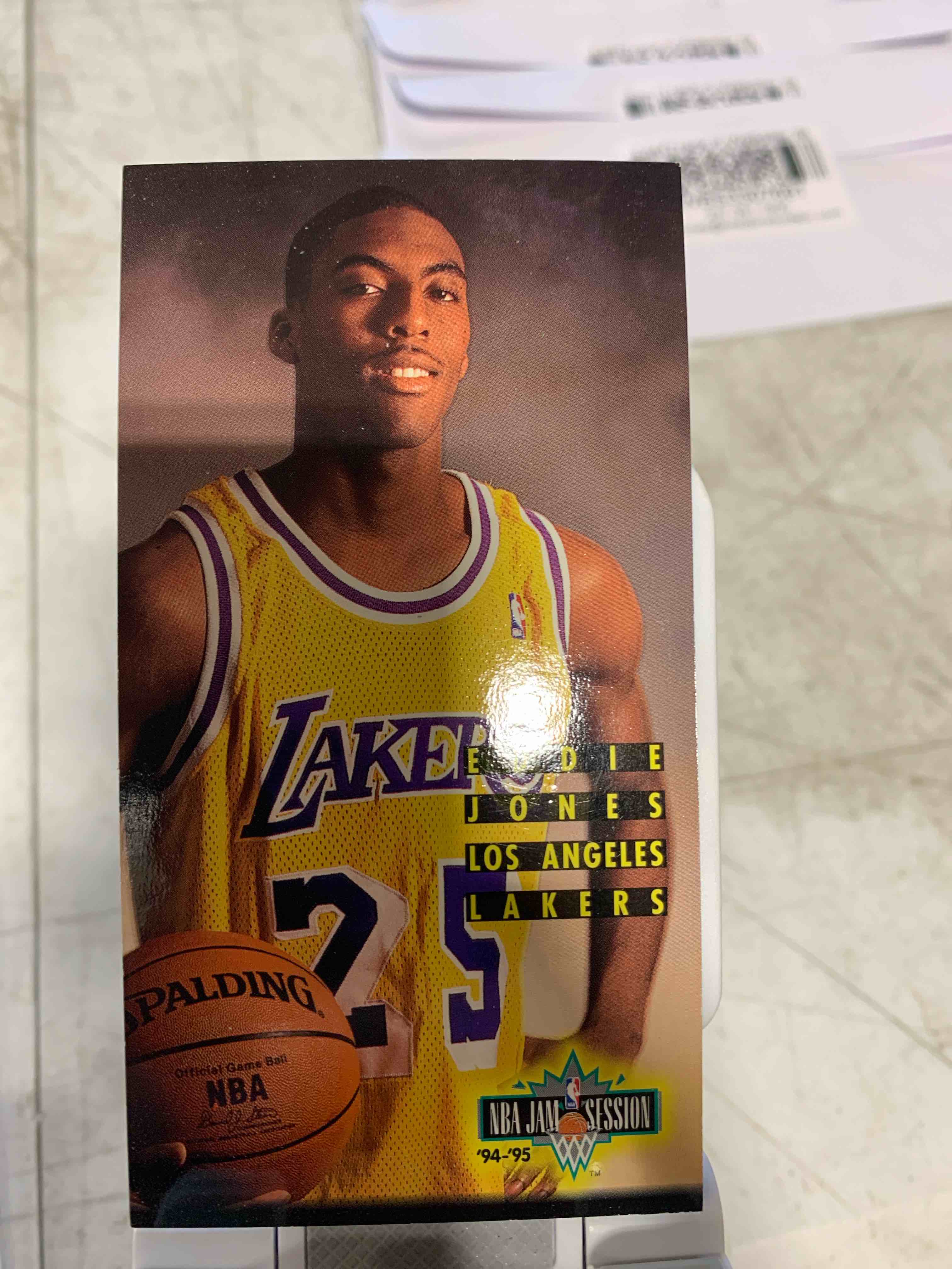 Eddie Jones 1994-95 NBA Jam Session Base Card #93