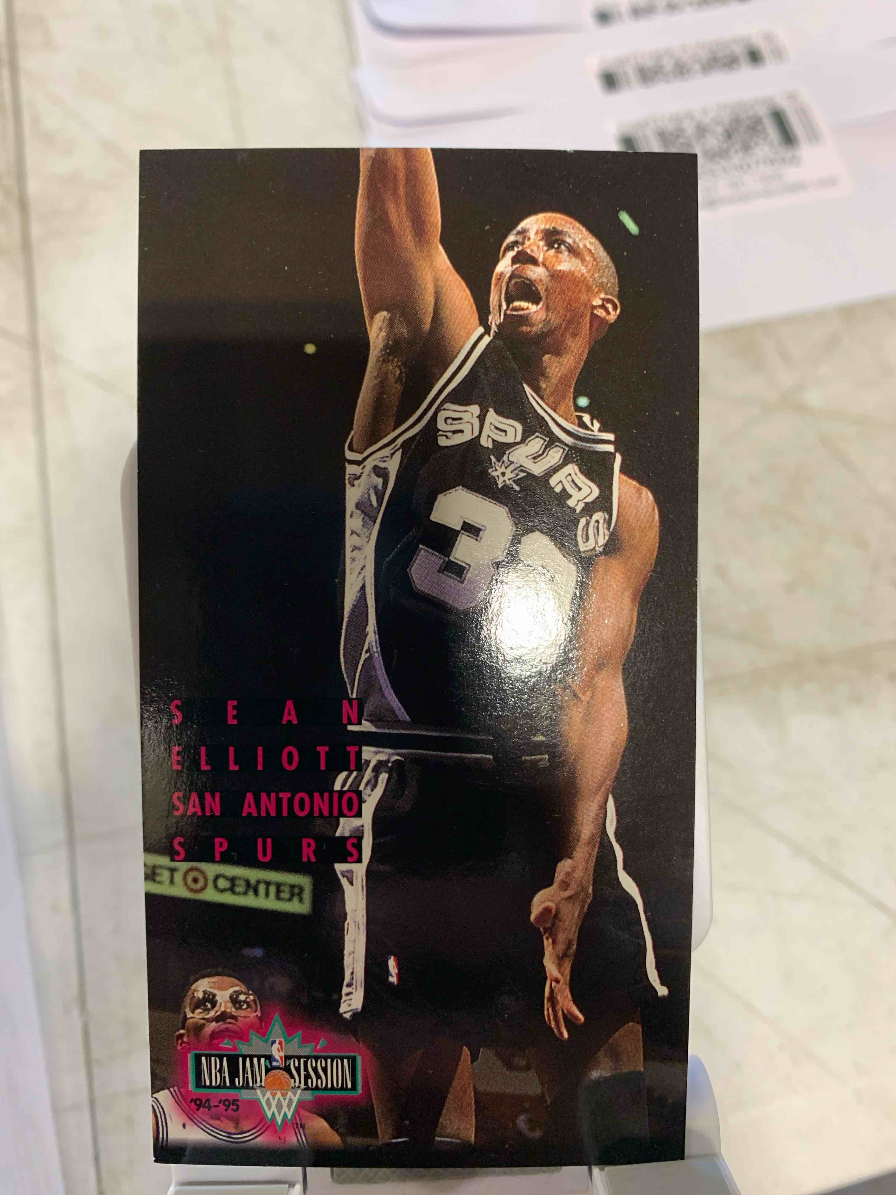 1994-95 Sean Elliott Fleer Jam Session Basketball Card #171