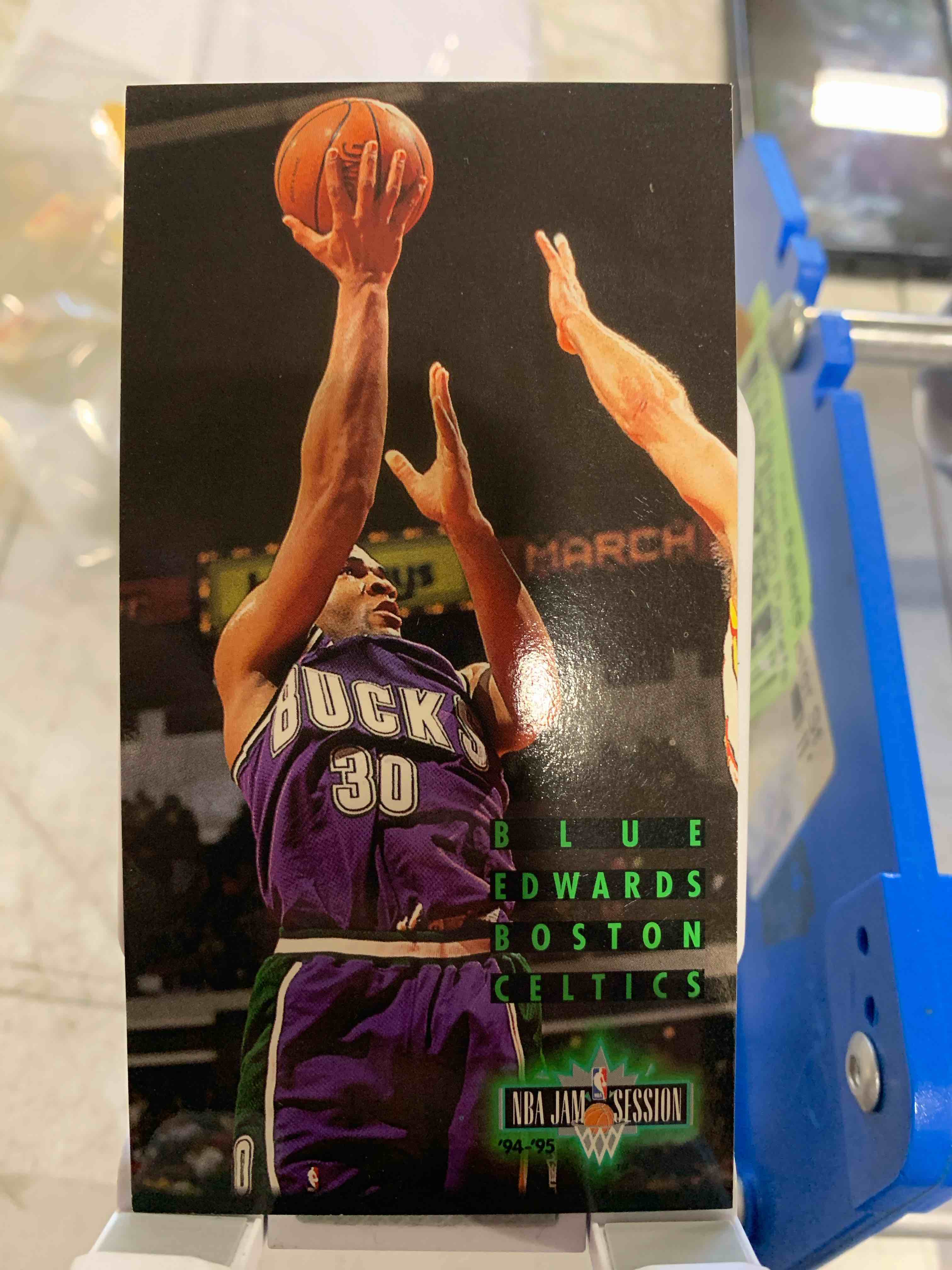1994-95 Fleer NBA Jam Session - Blue Edwards #10