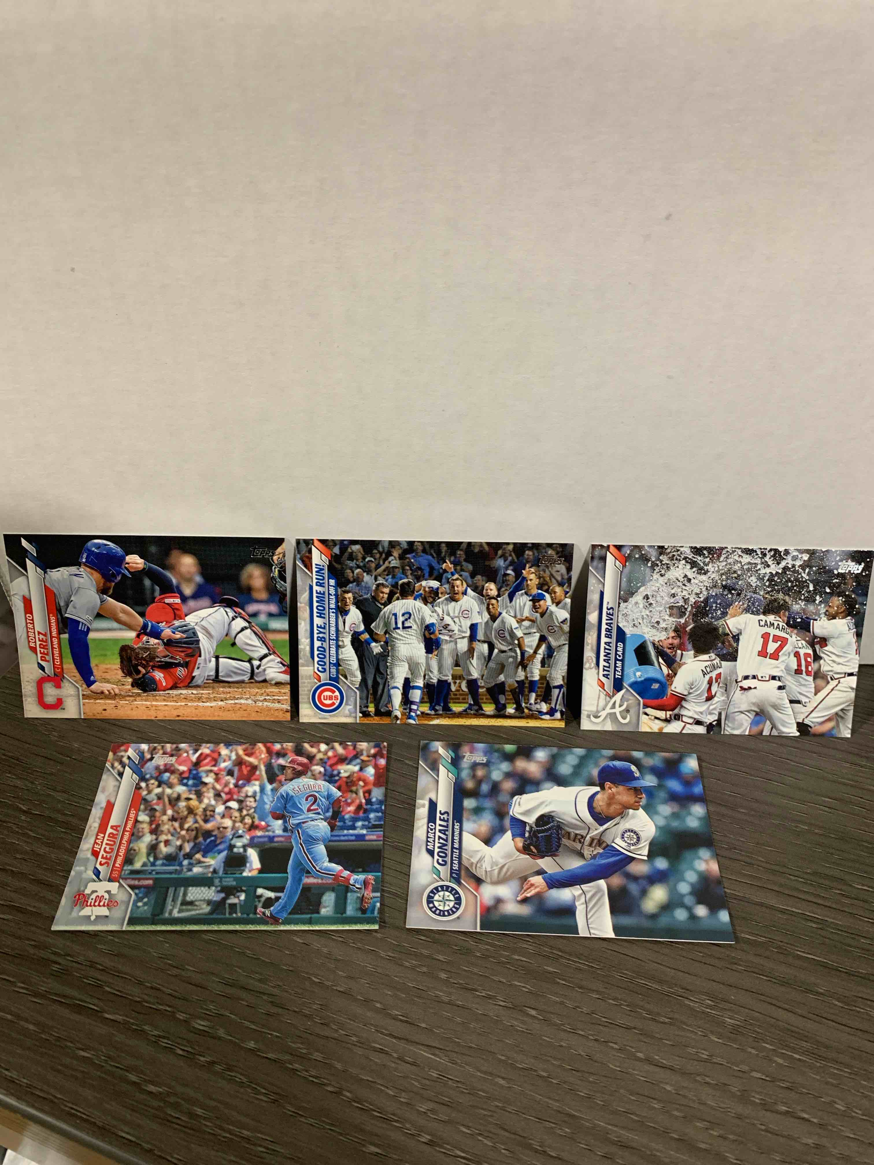 5 Card Lot of Baseball Cards