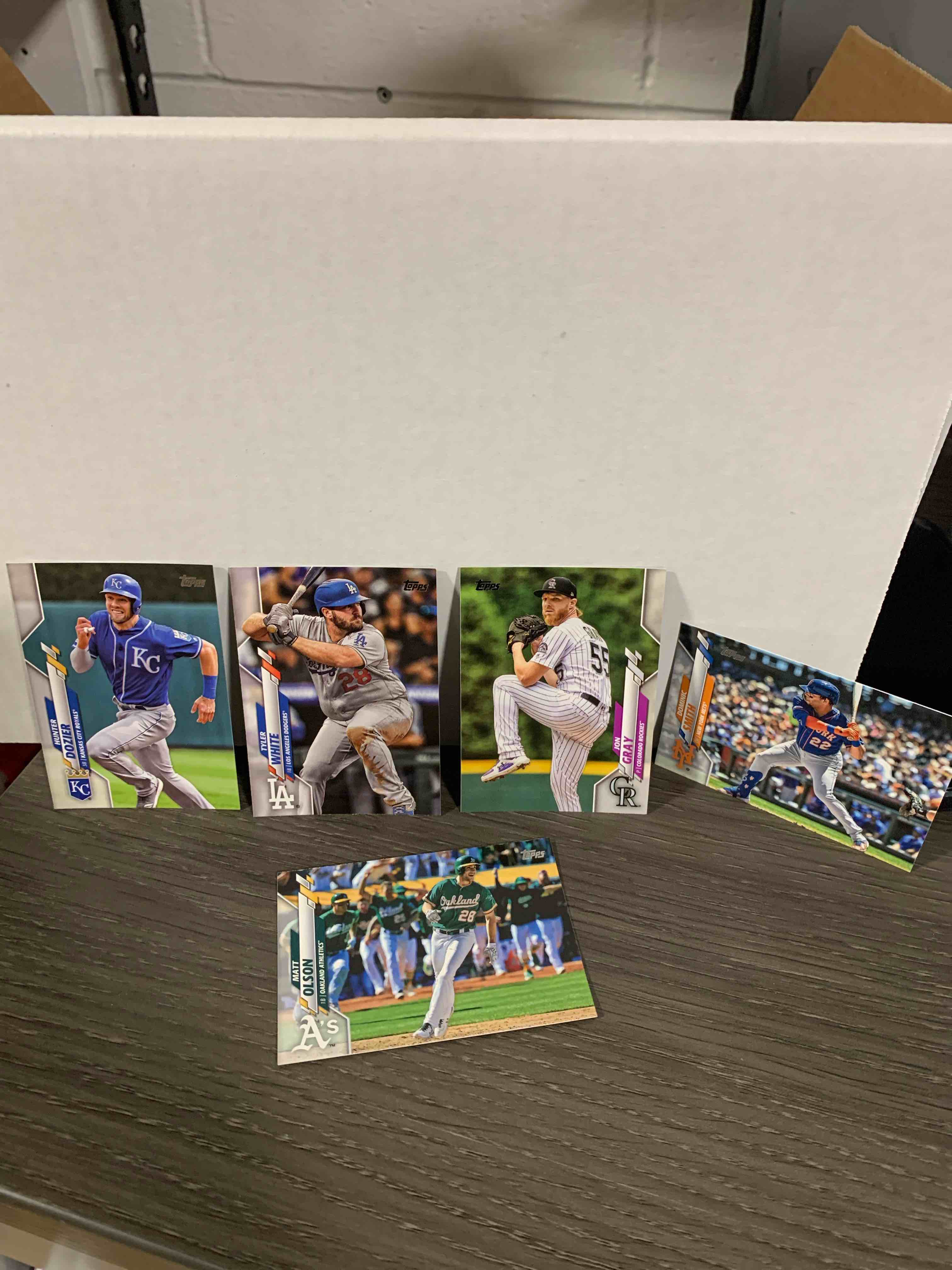 5 Card Lot of Baseball Cards