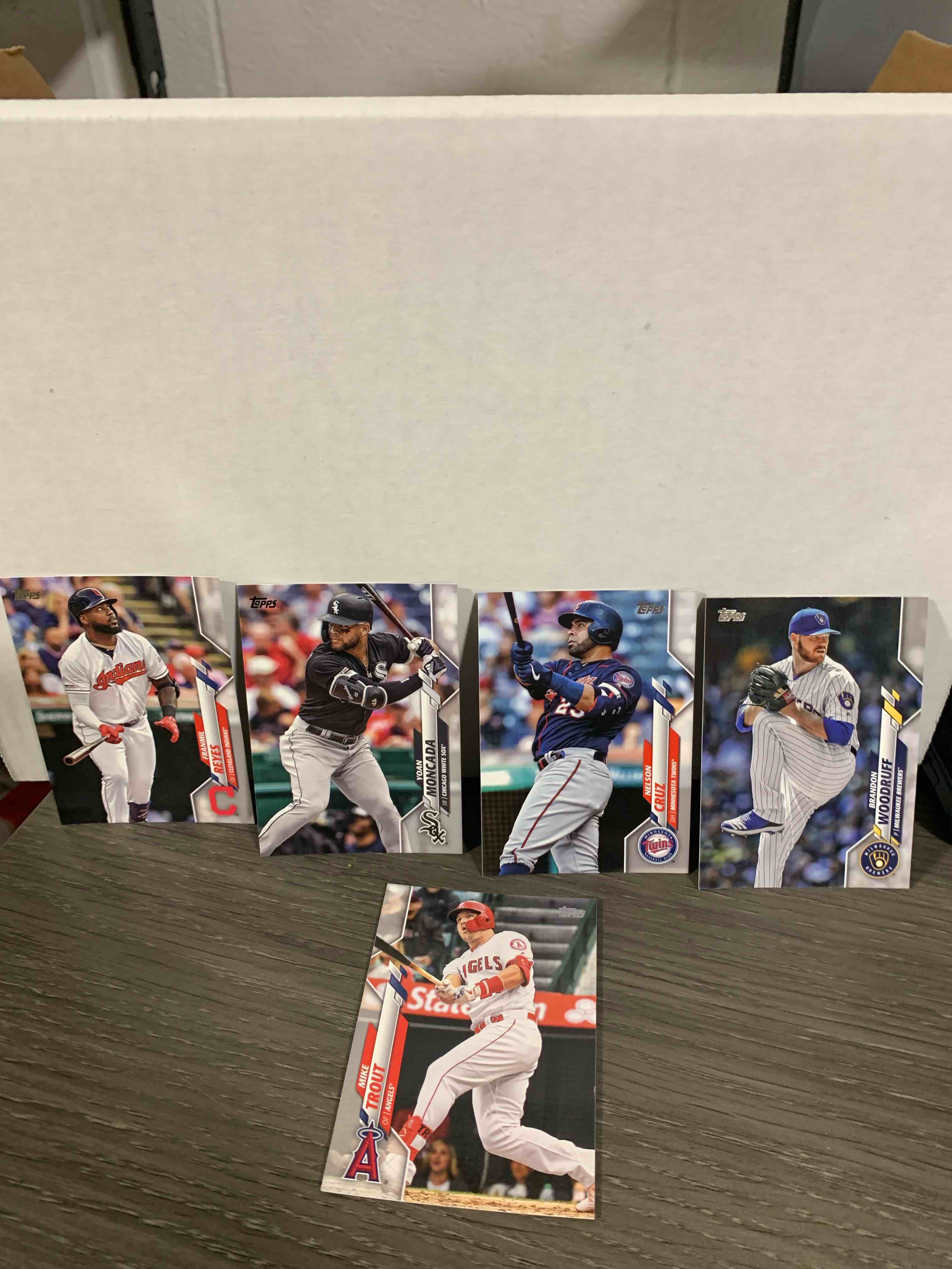 5 Card Lot of Baseball Cards
