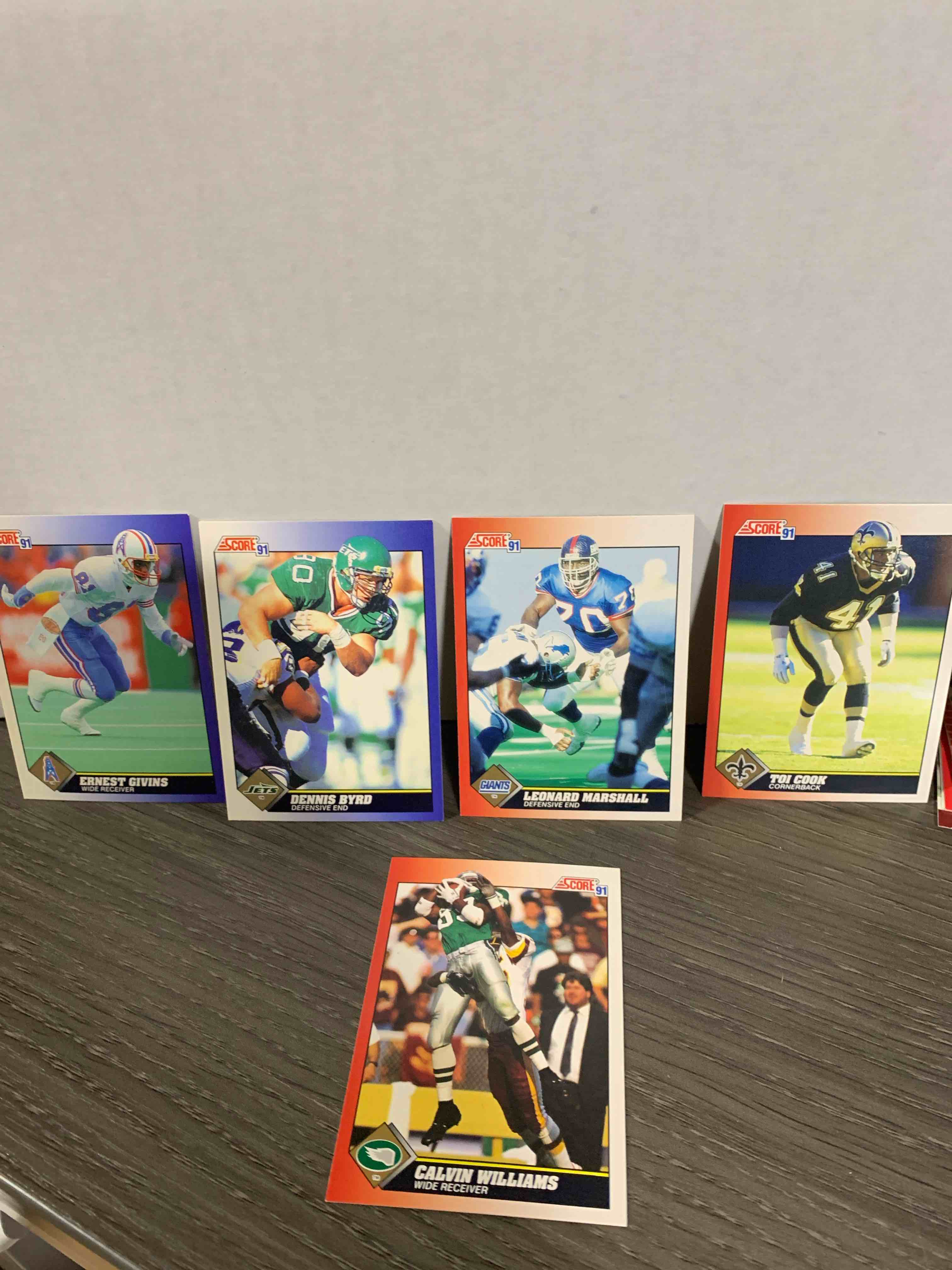 5 Card Lot Of NFL Cards