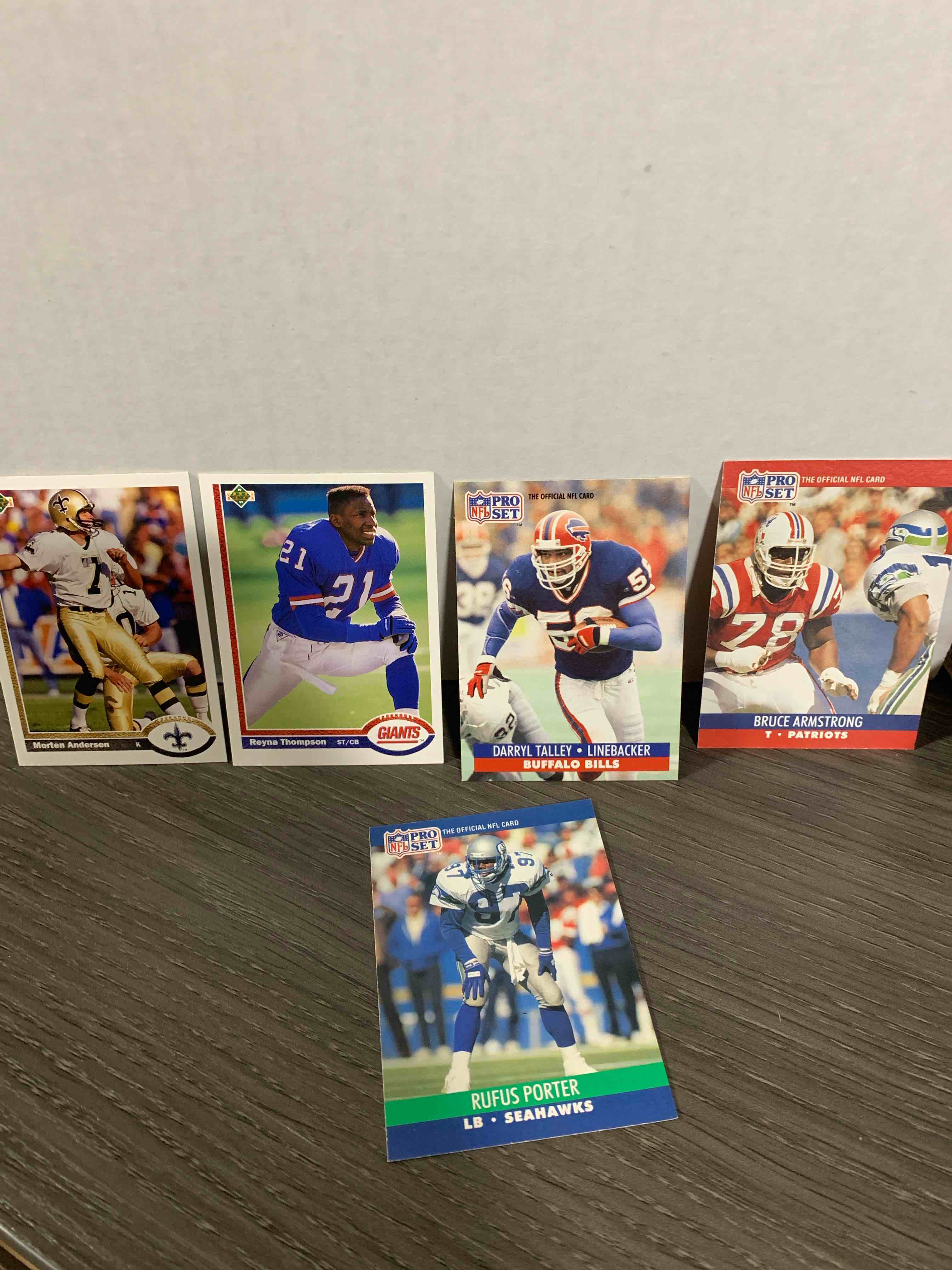5 Card Lot Of NFL Cards