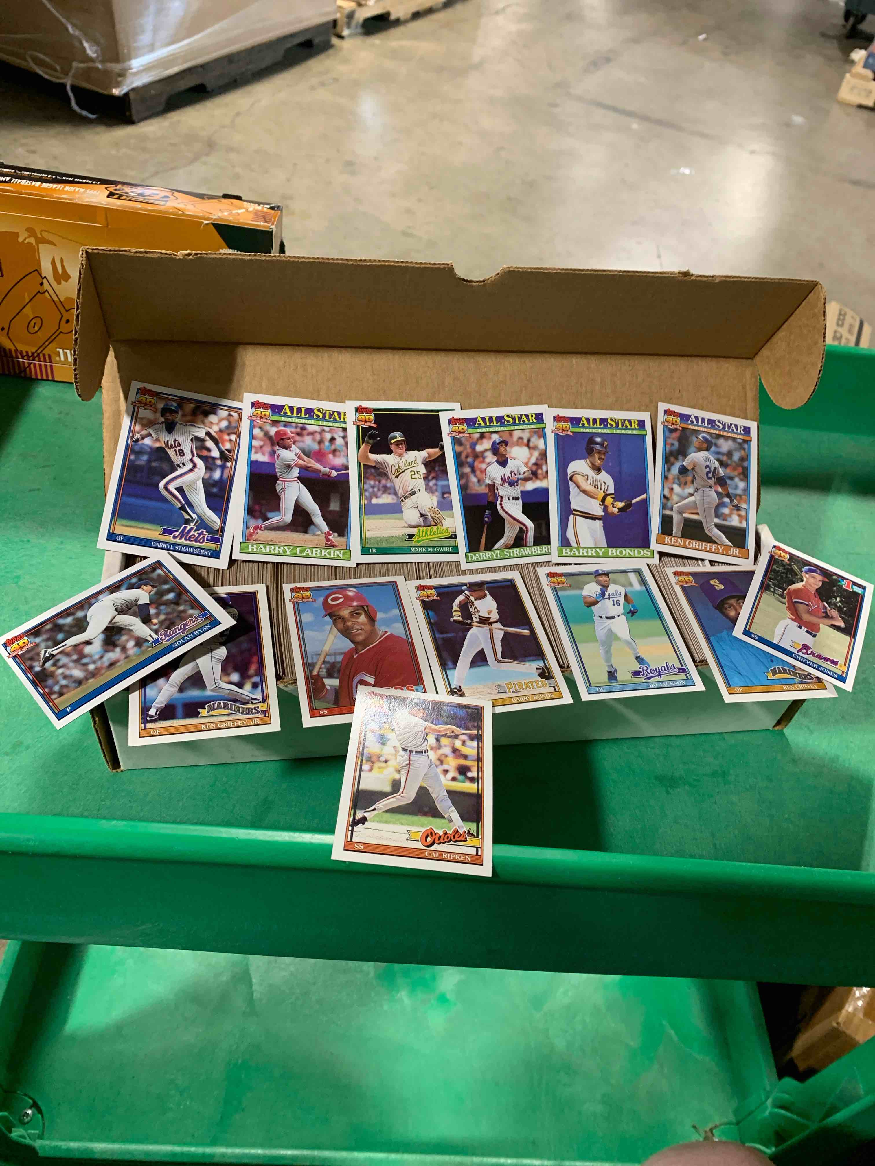 1991 Topps Baseball Set 1. 1-792 Complete 