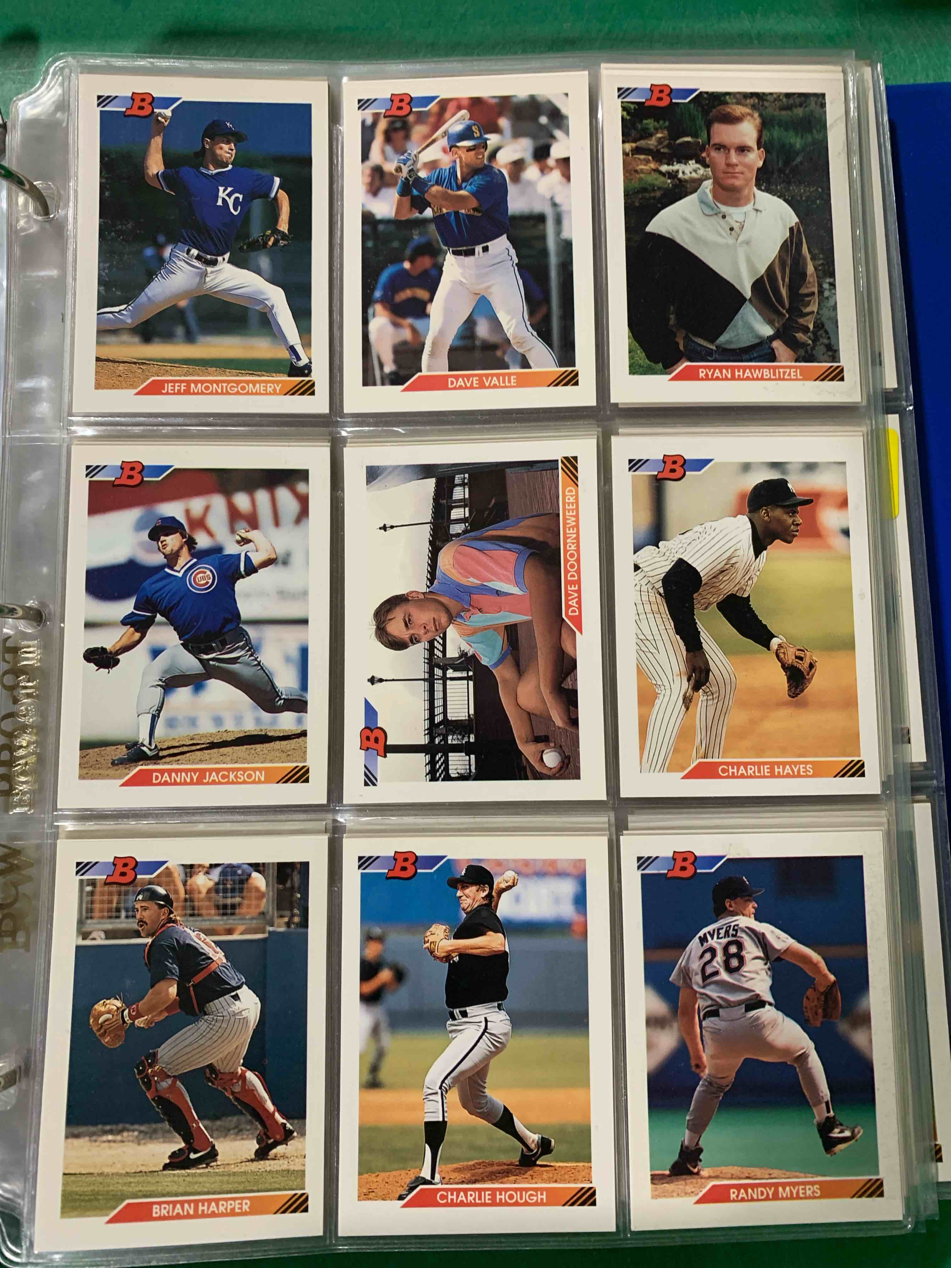 1992 Topps Bowman 9 Card Lot