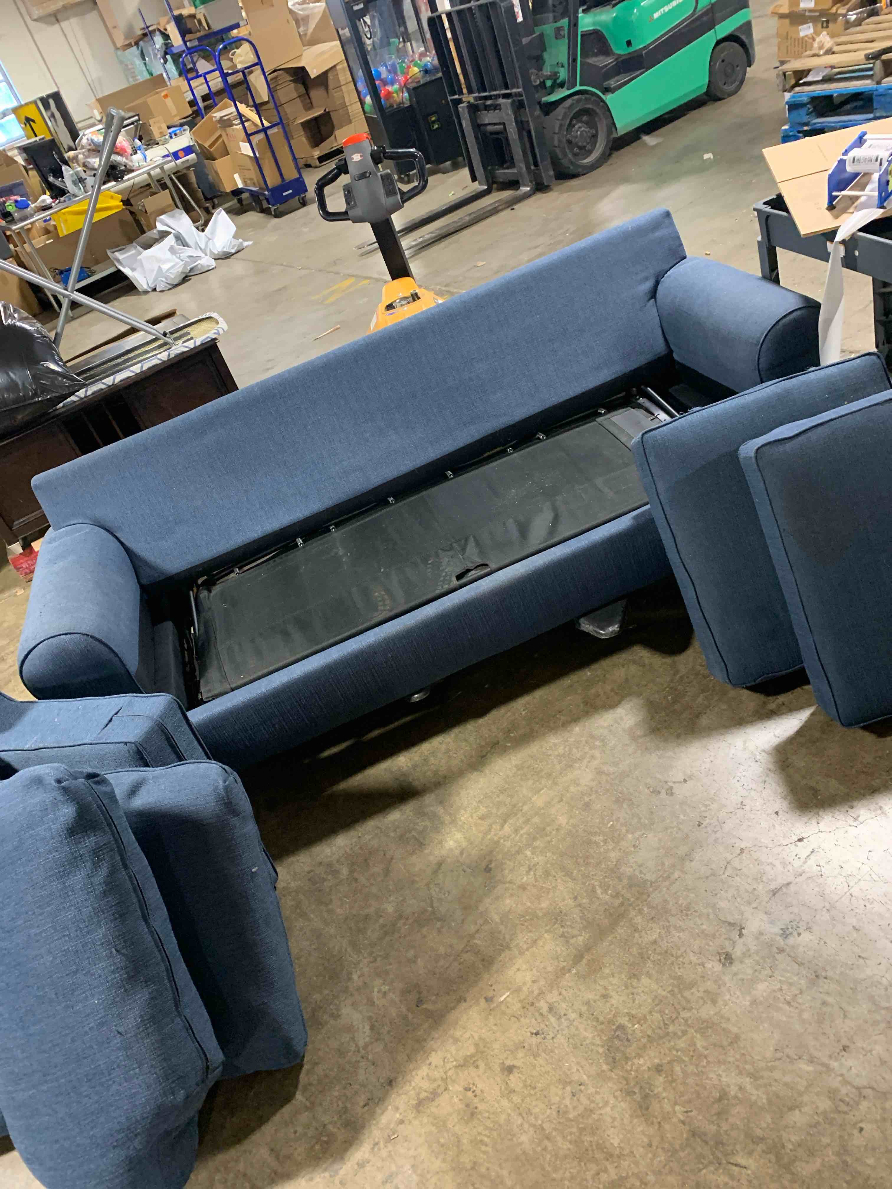 Loft Sofa With Bed. May Have a Few Stains But in Great Condition 
