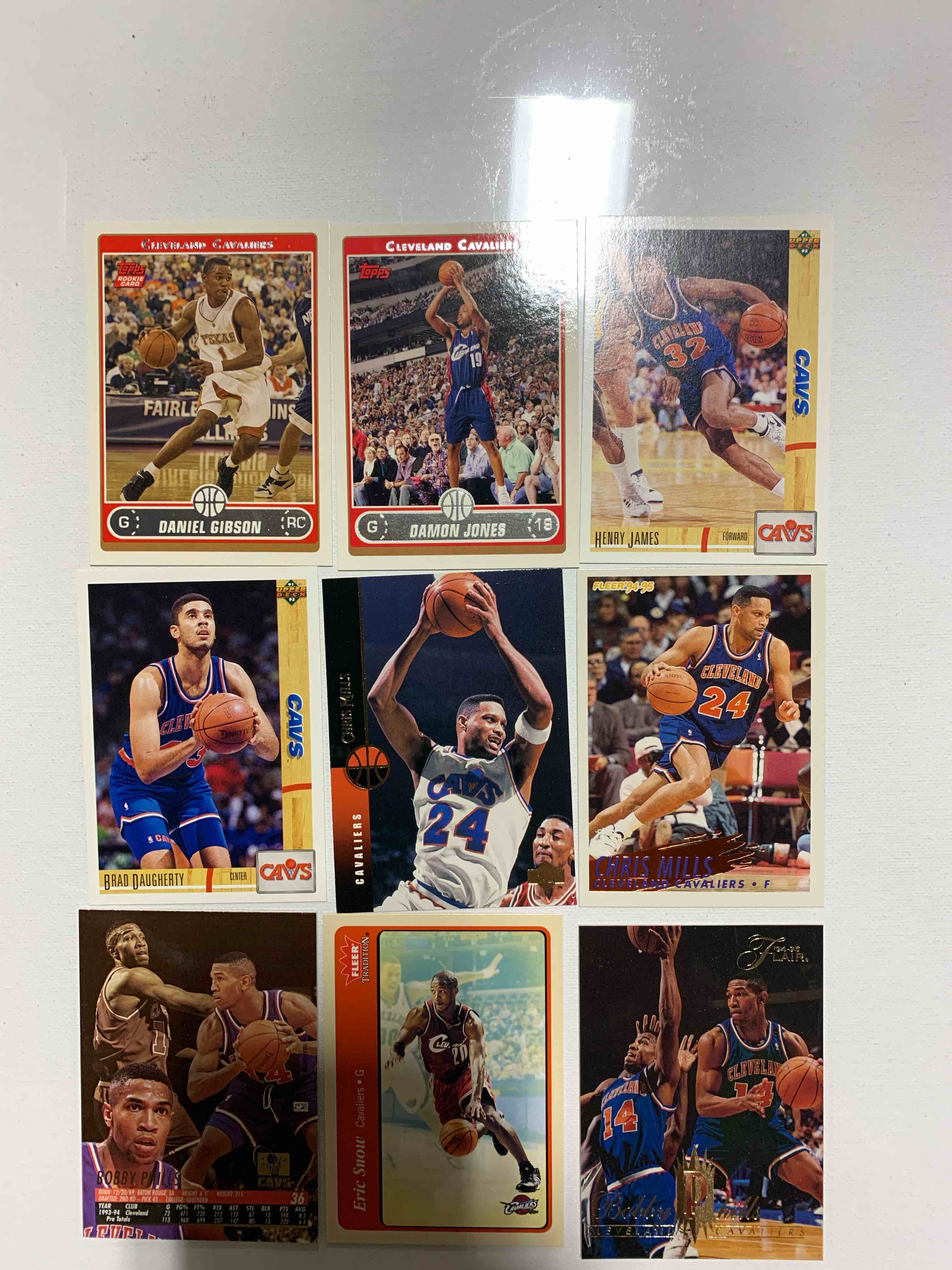 9 Card Basketball Card Lot