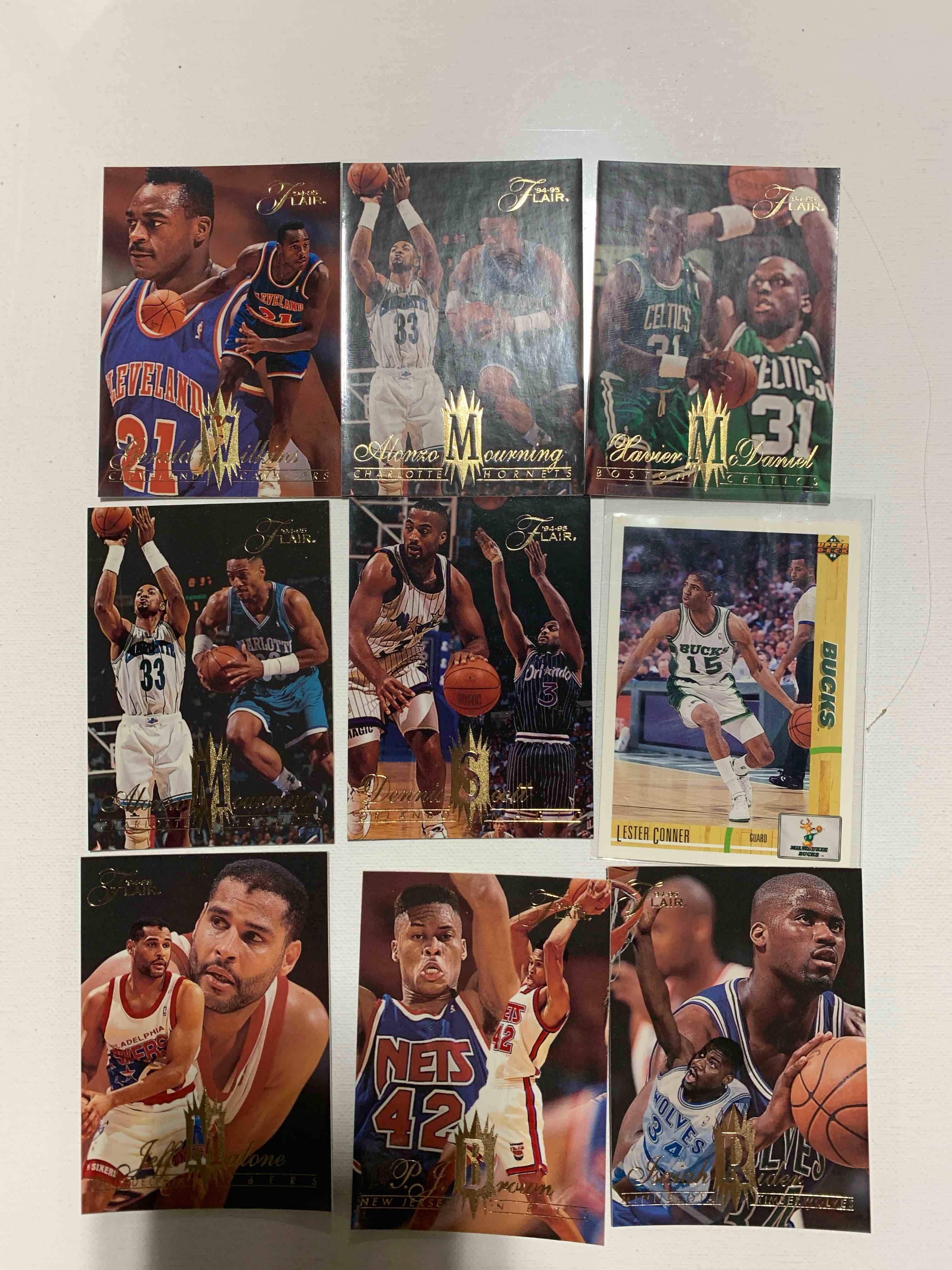 9 Card Basketball Card Lot