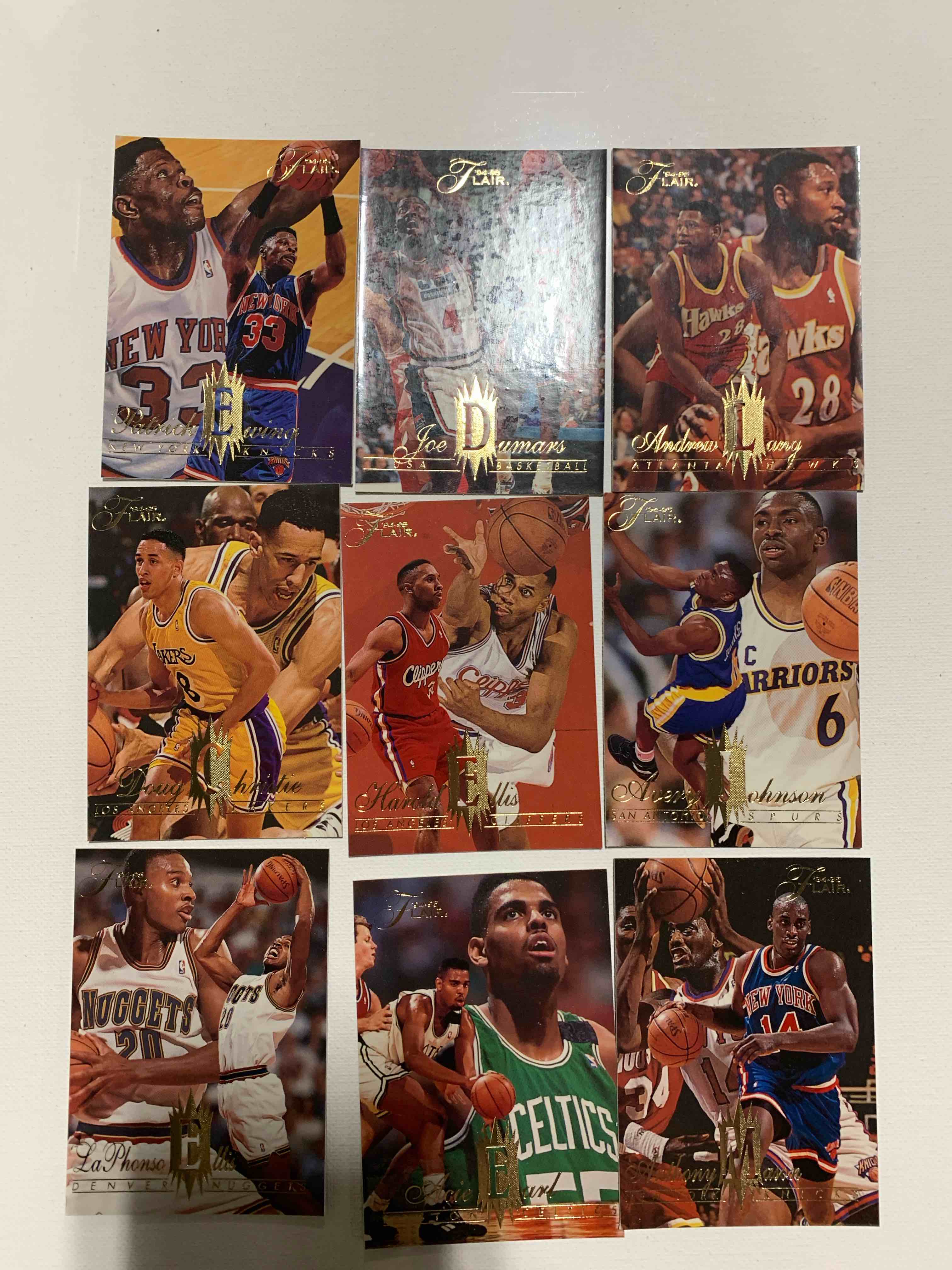 9 Card Basketball Card Lot
