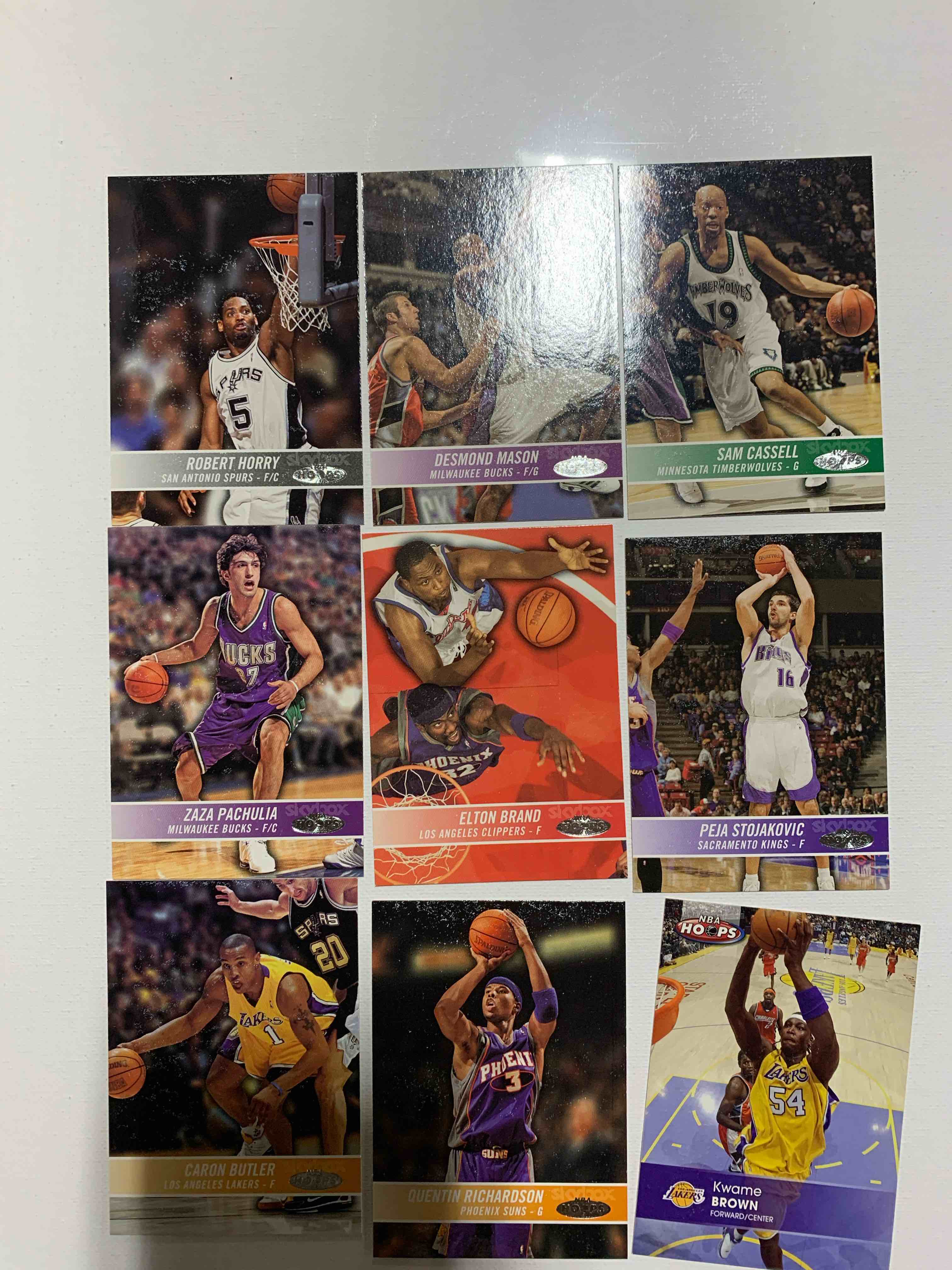 9 Card Basketball Card Lot