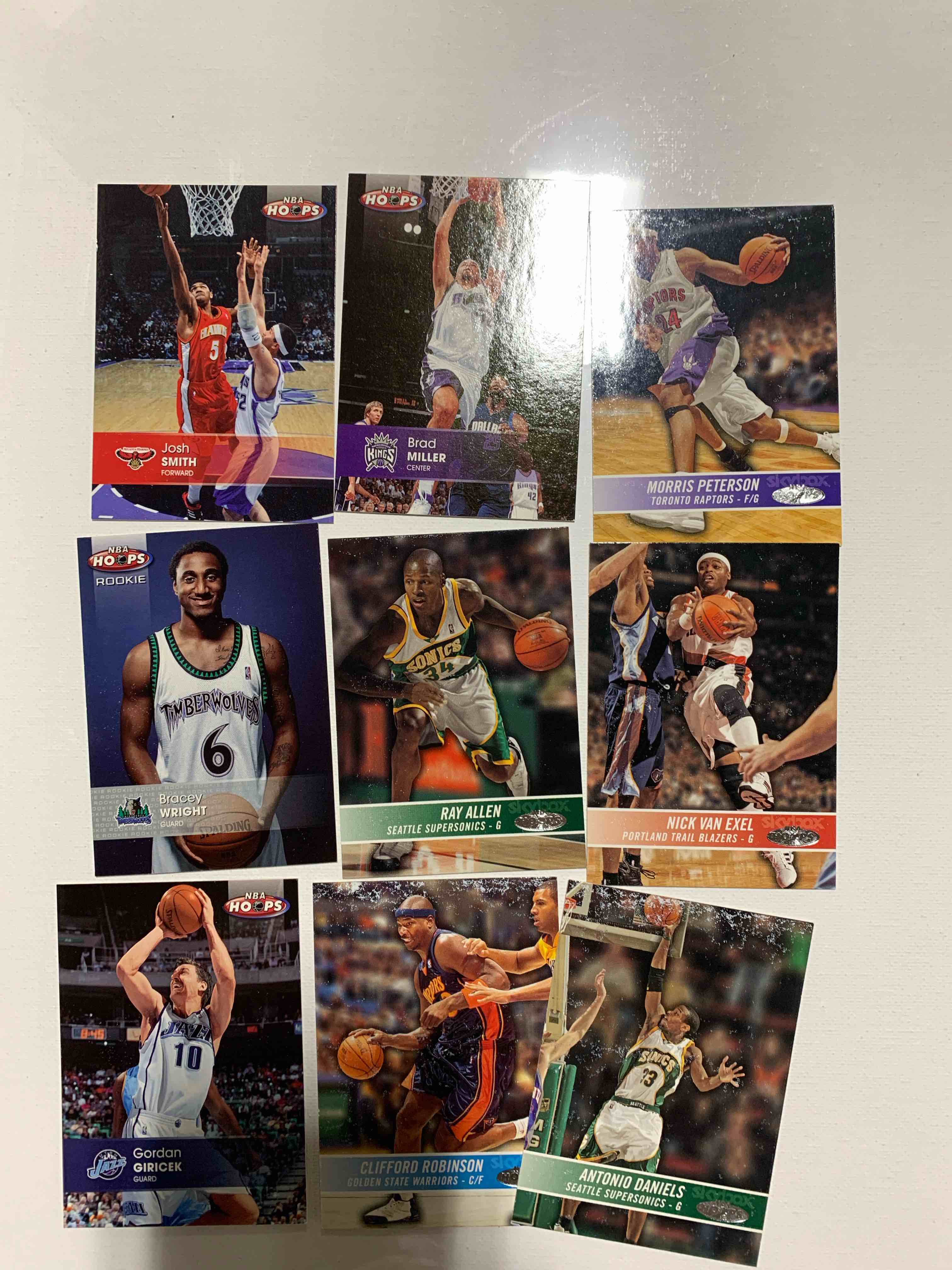 9 Card Basketball Card Lot