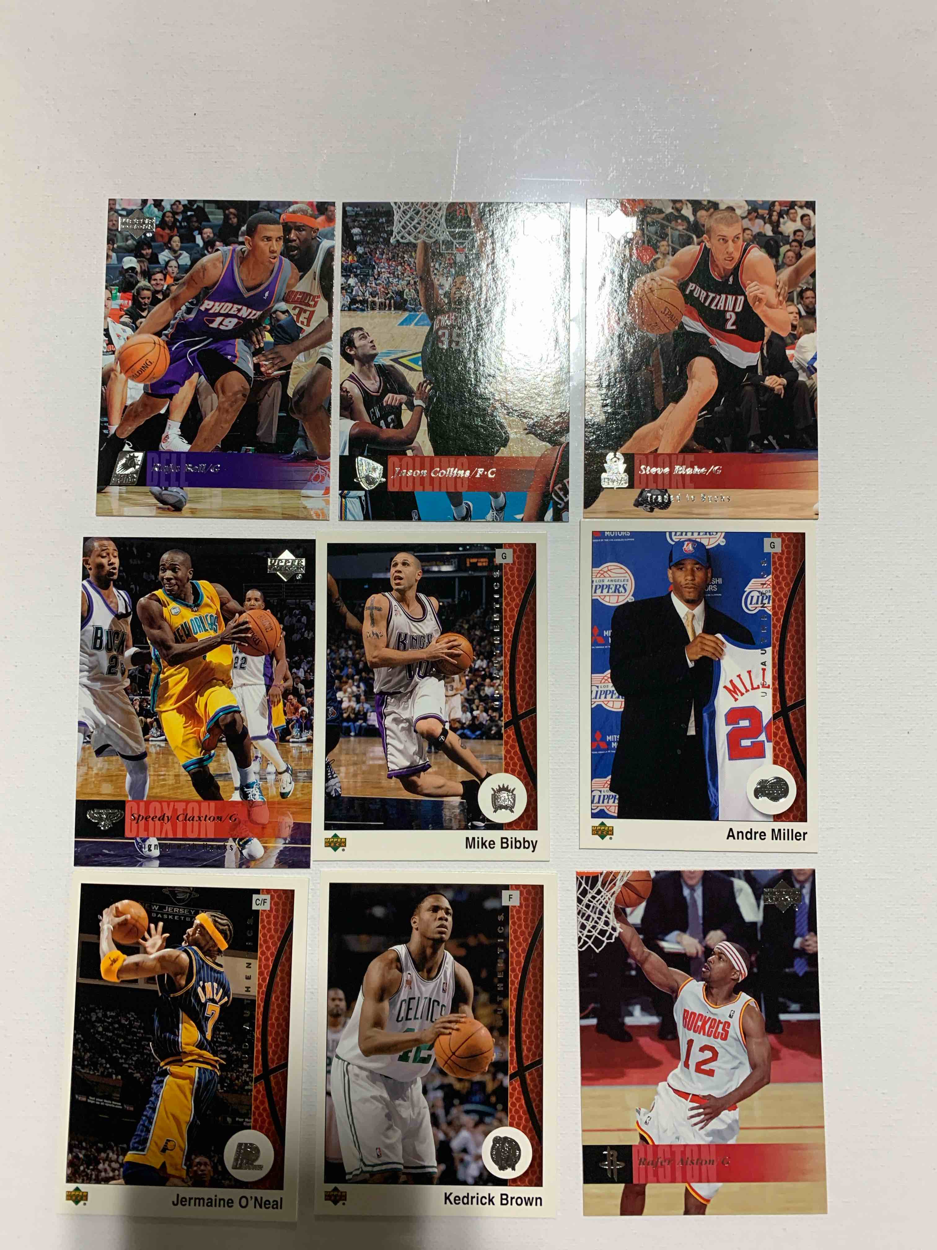 9 Card Basketball Card Lot