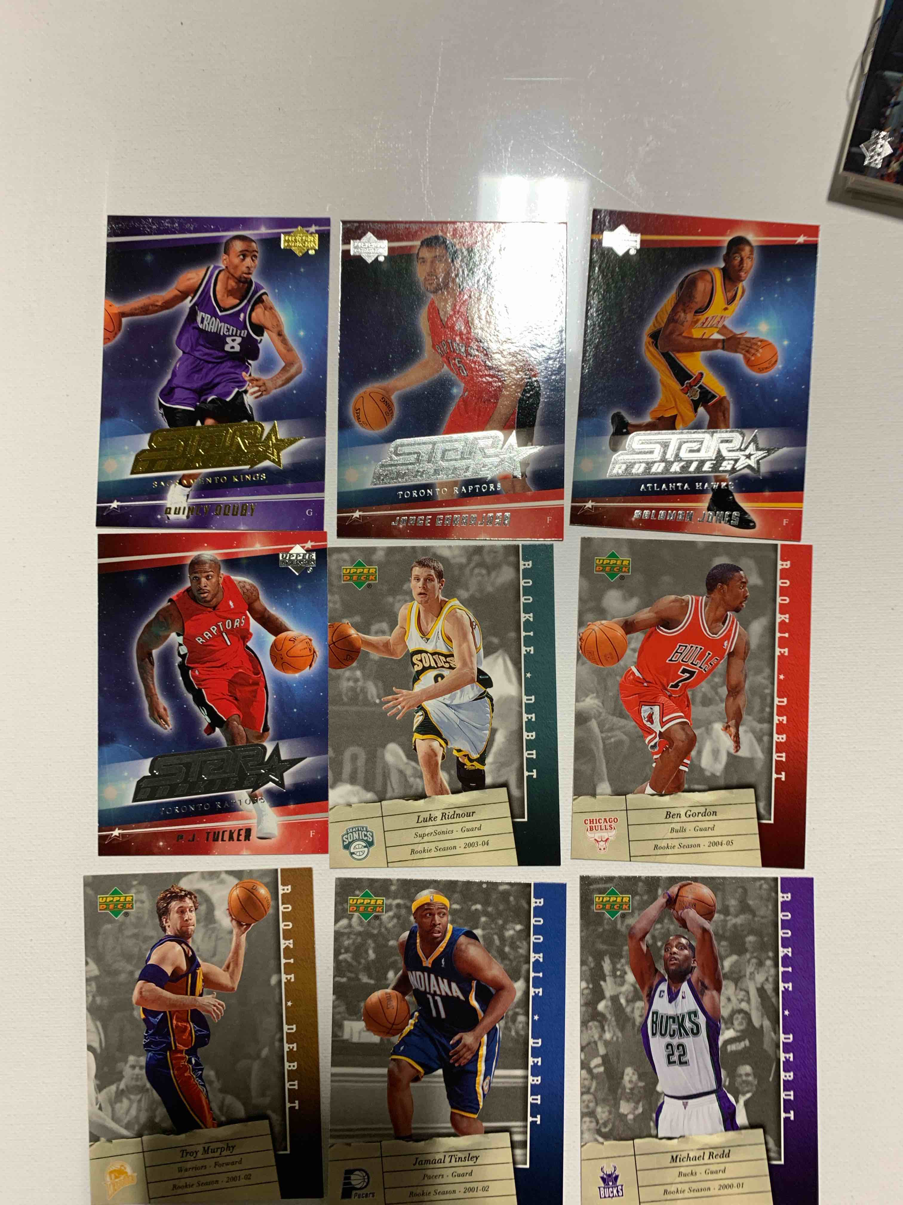 9 Card Basketball Card Lot