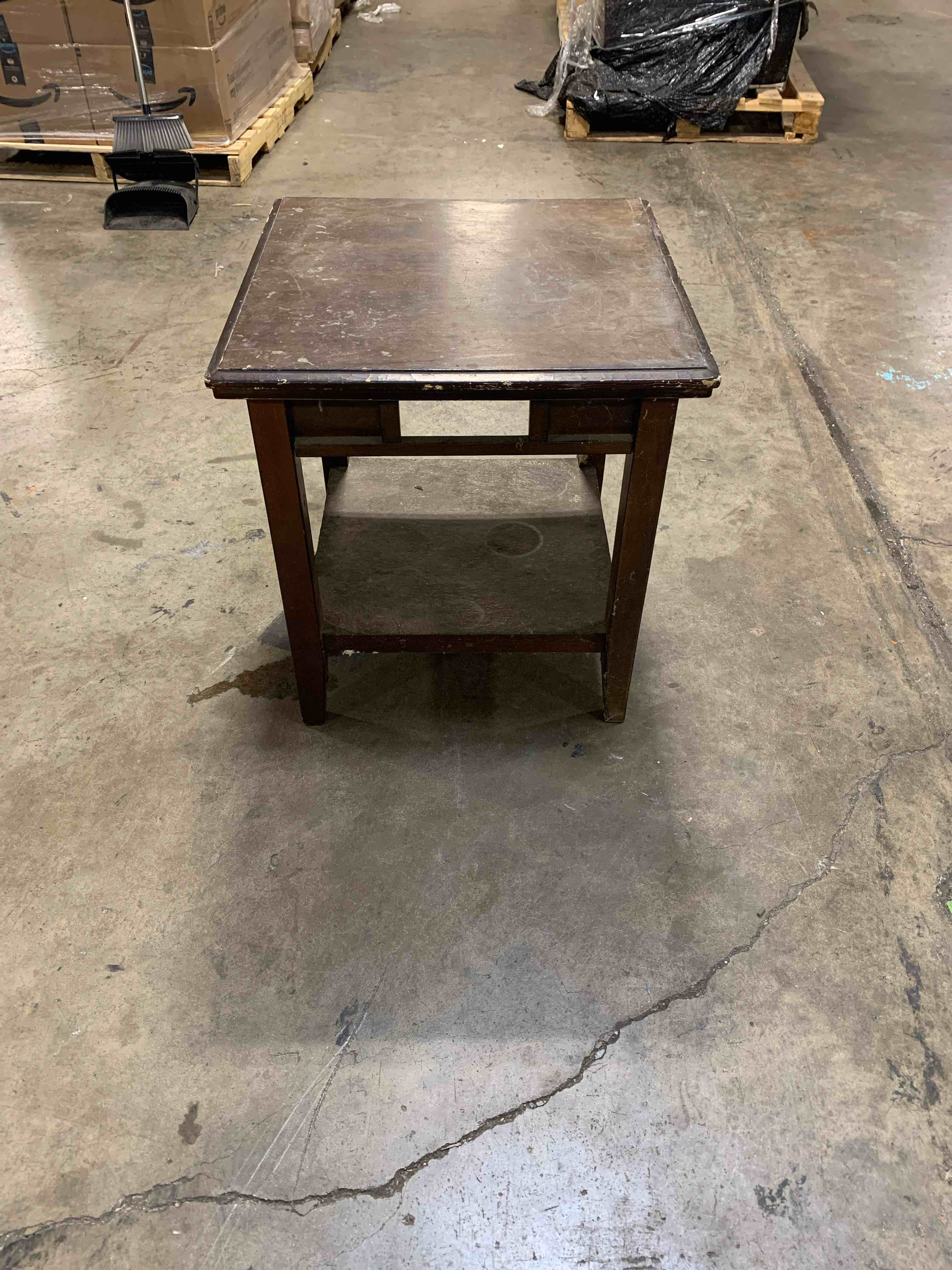 Wooden End Table 