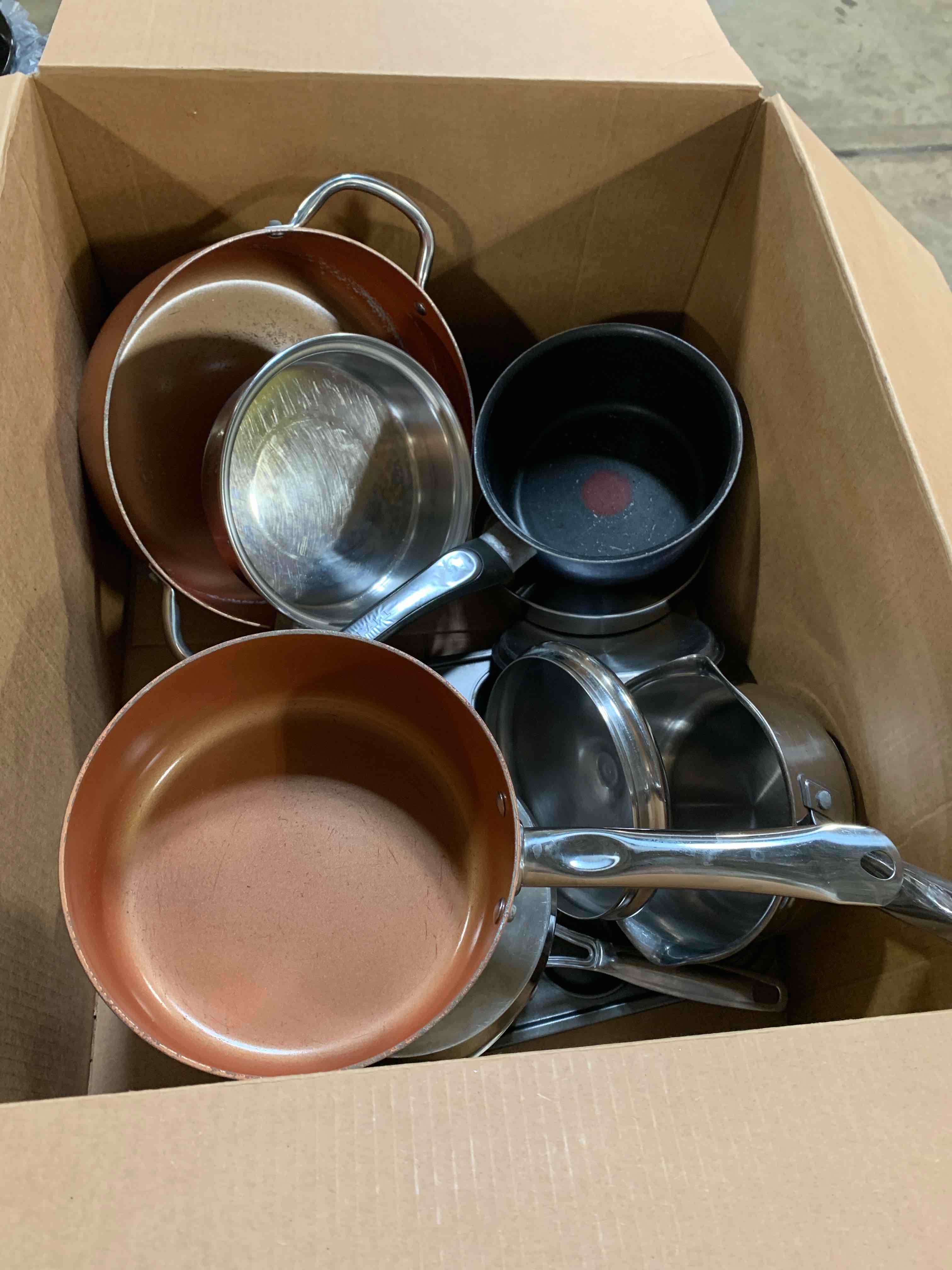 Box of Pot and Pans 
