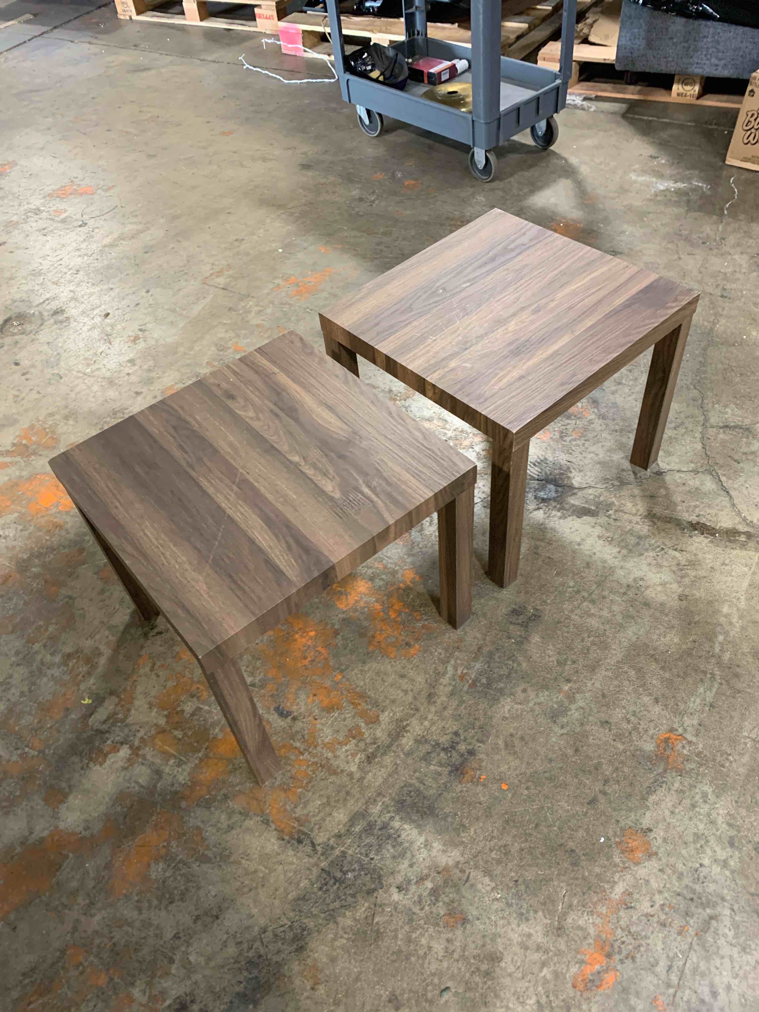 ( Light Scratches) Matching End Tables 