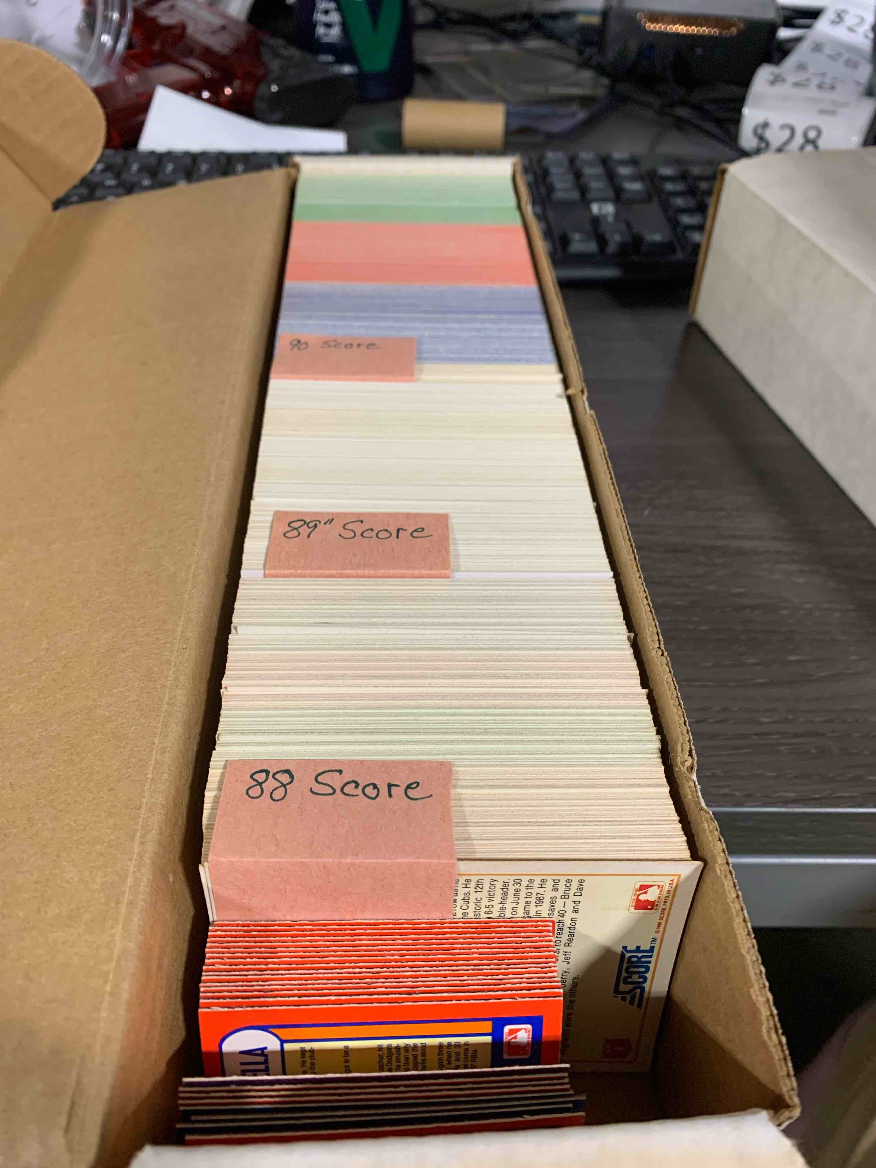 1988,1998 and 1990 Score Box Set