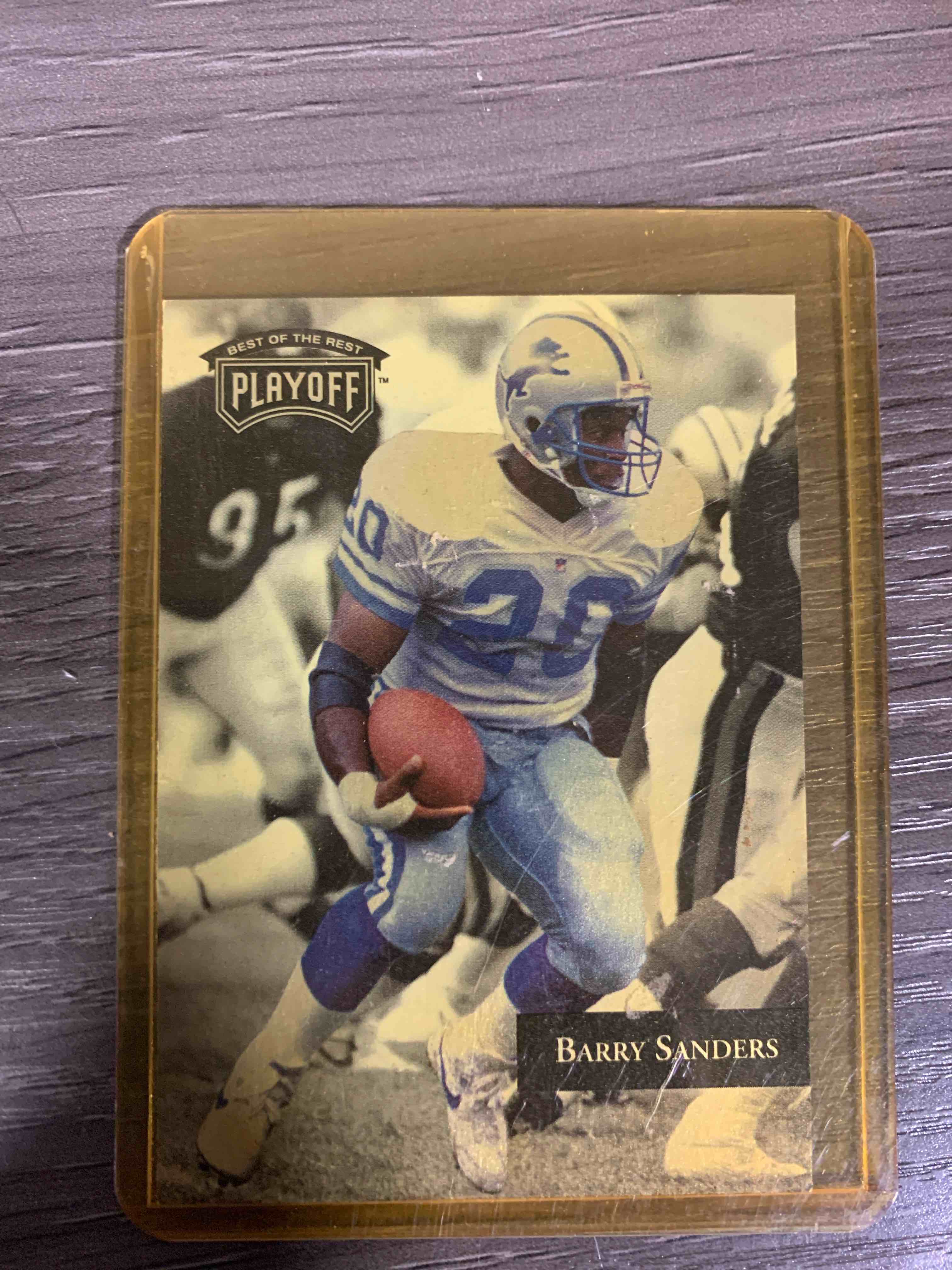 # 138 Barry Sanders Best of the Best Detroit Lions 1992 Playoff