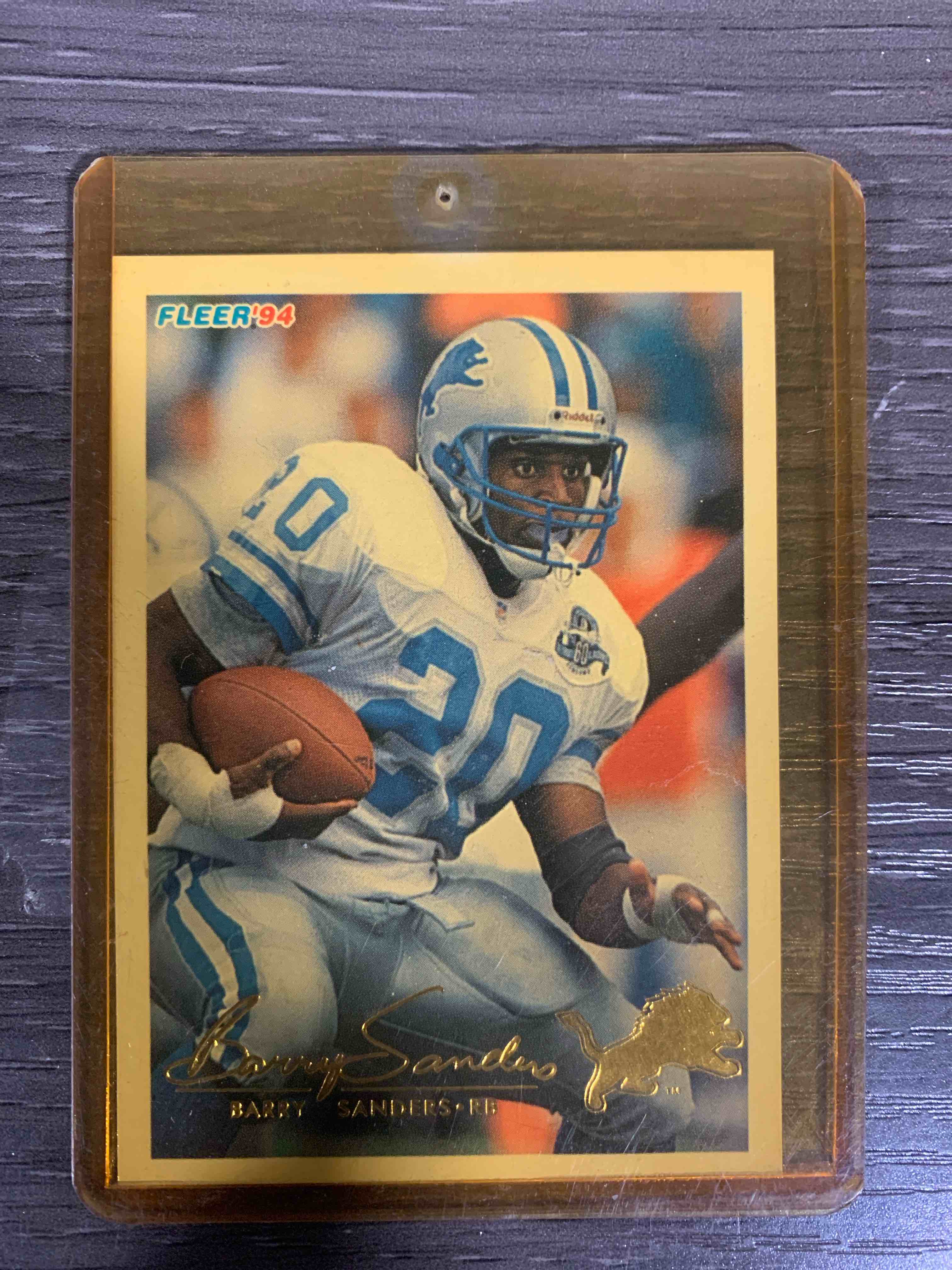 1994 Fleer #160 Barry Sanders -  Detroit Lions  