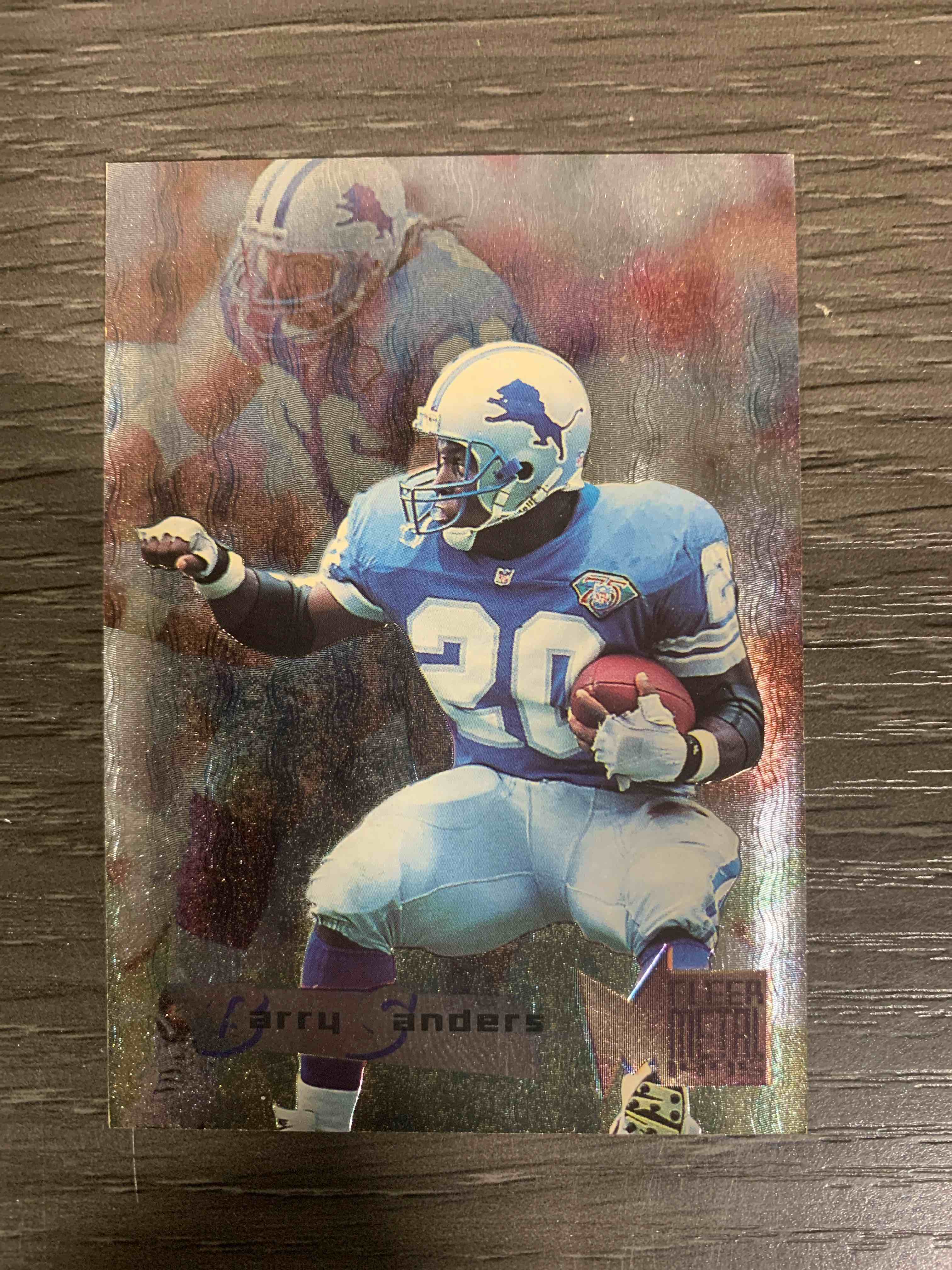1995 Fleer Metal - Silver Flasher Barry Sanders #37