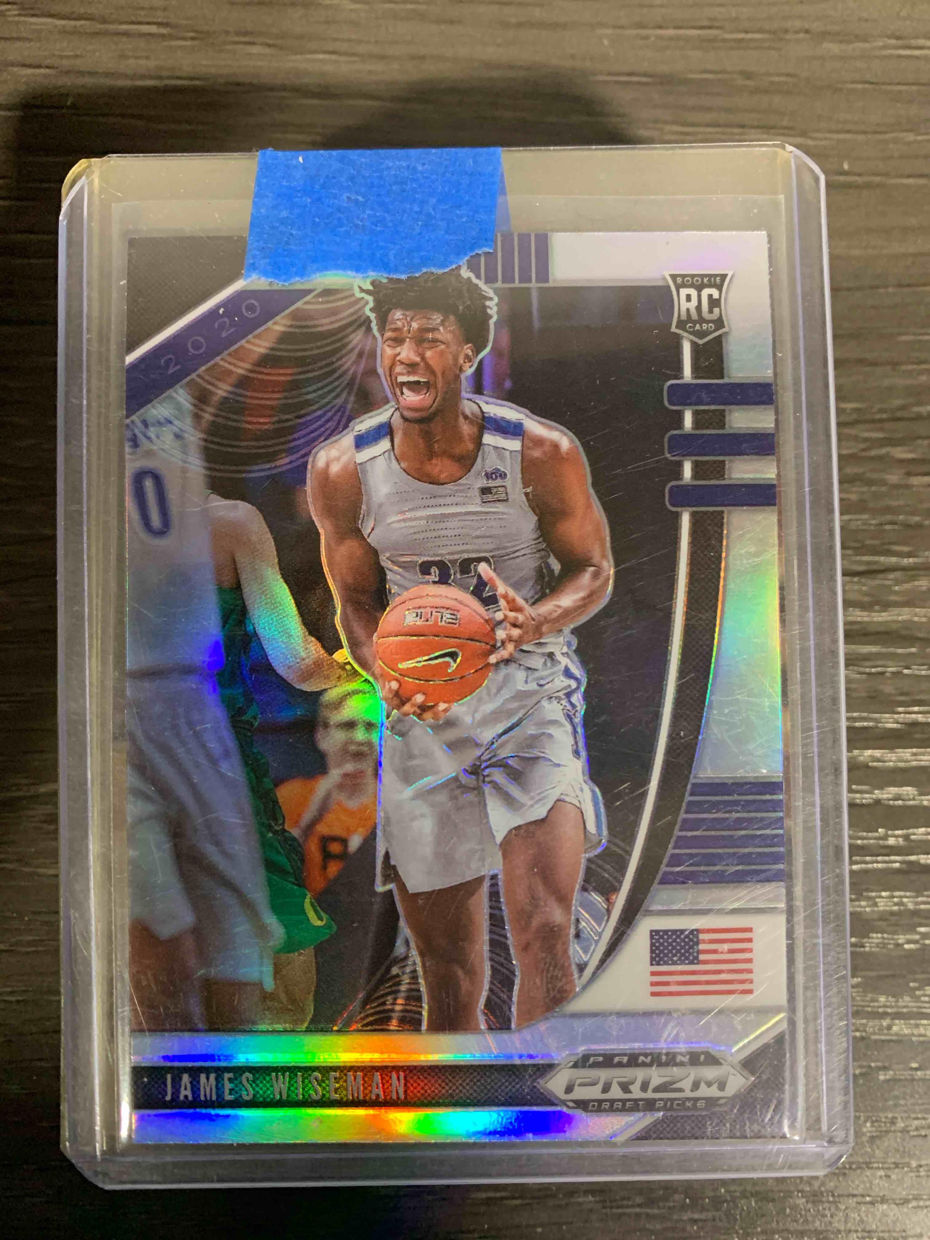 2020 Panini Draft Prizm James Wiseman Silver Hyper Prizm #2