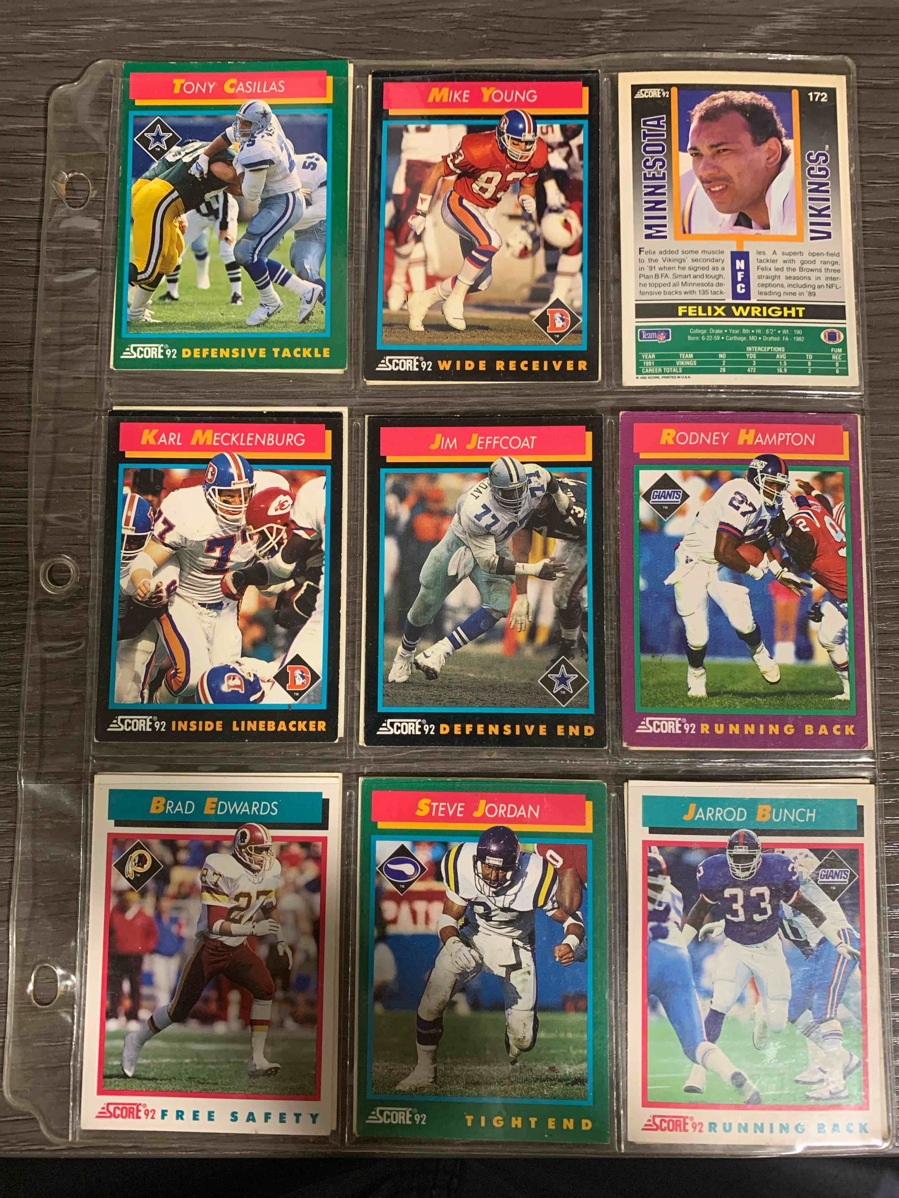 17 NFL Card Lot 