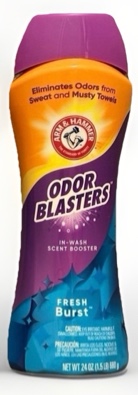 arm & hammer odor blasters in-wash laundry scent booster fresh burst 24oz