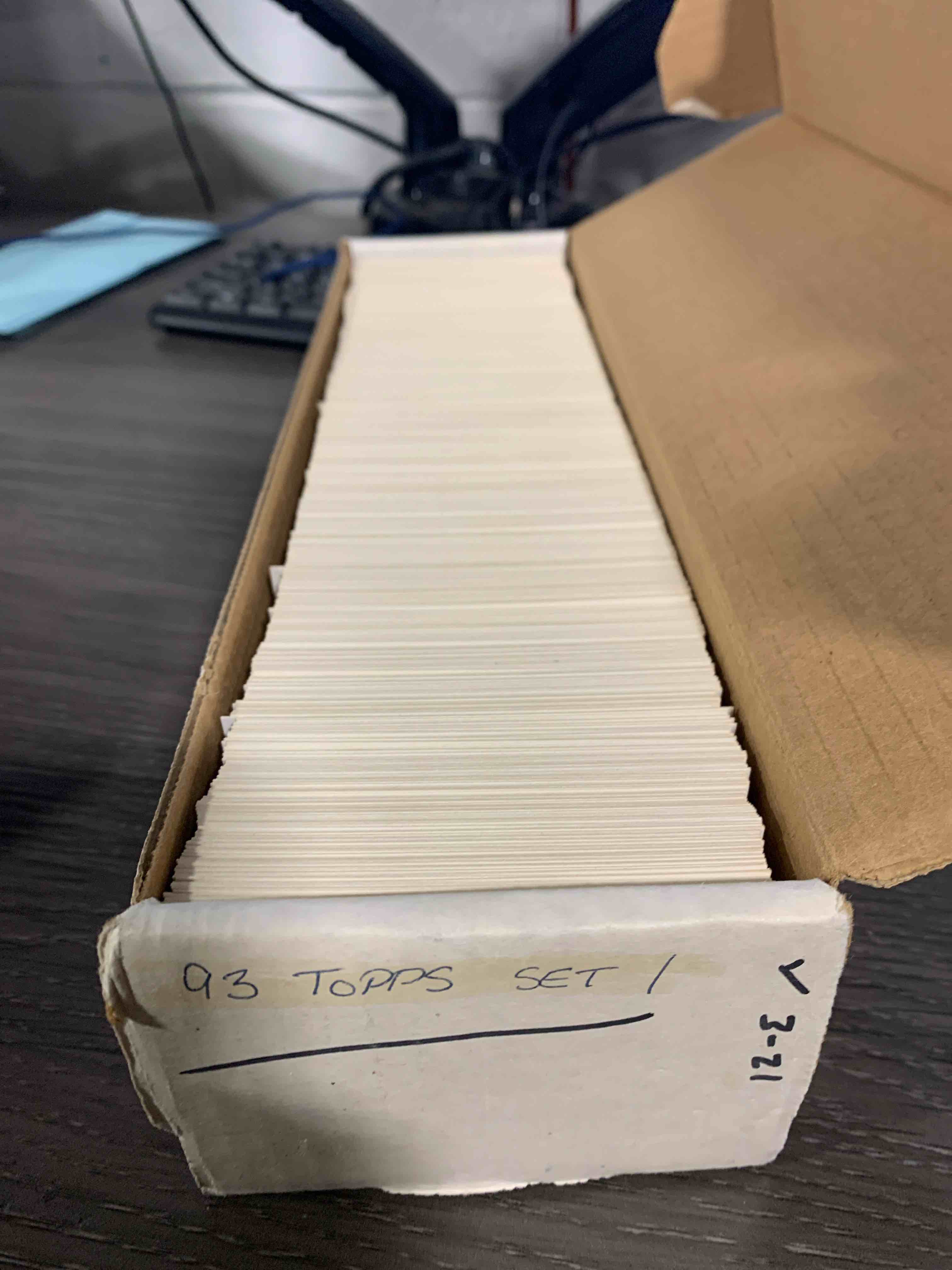 1993 topps baseball card set 