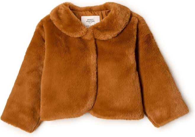 amazon essentials x sofia grainge unisex toddlers and babies' faux fur jacket