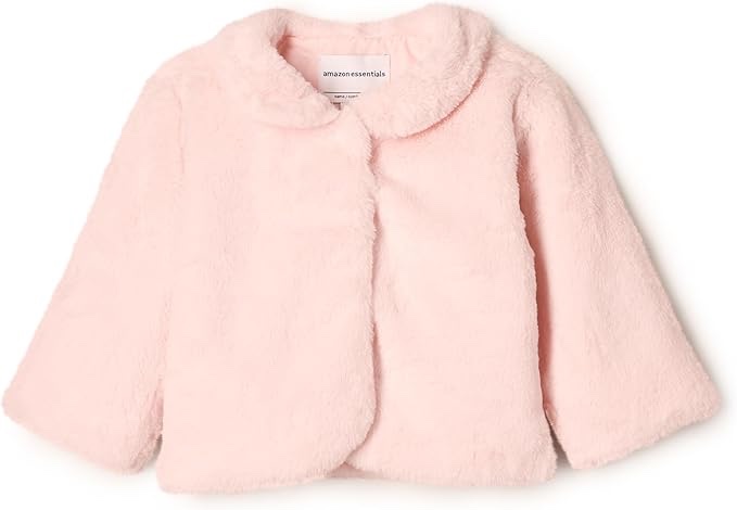(18 M) Amazon Essentials x Sofia Grainge Babies, Toddlers, and Girls' Faux Fur Jacket