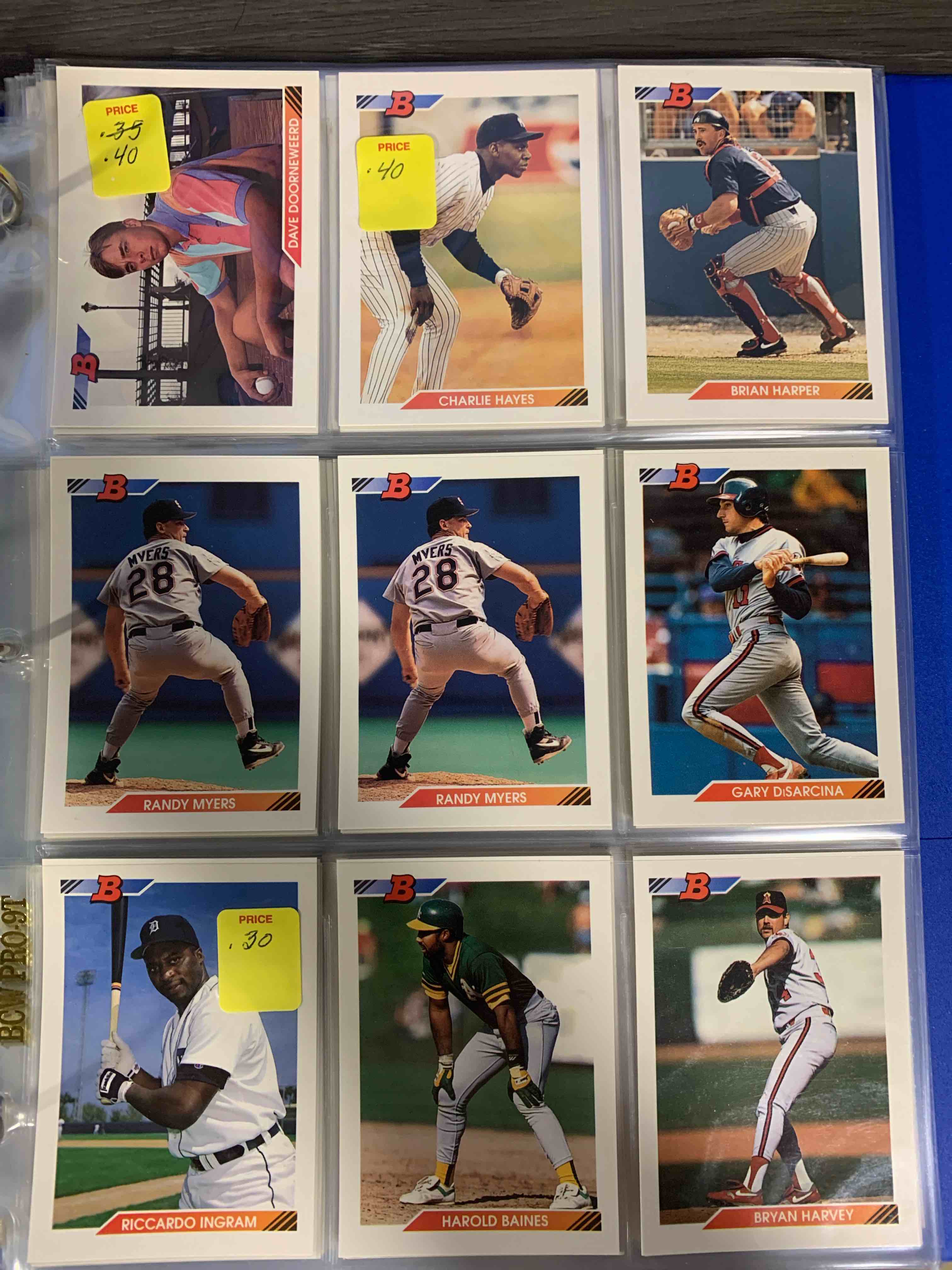 Baseball Card Lot 
