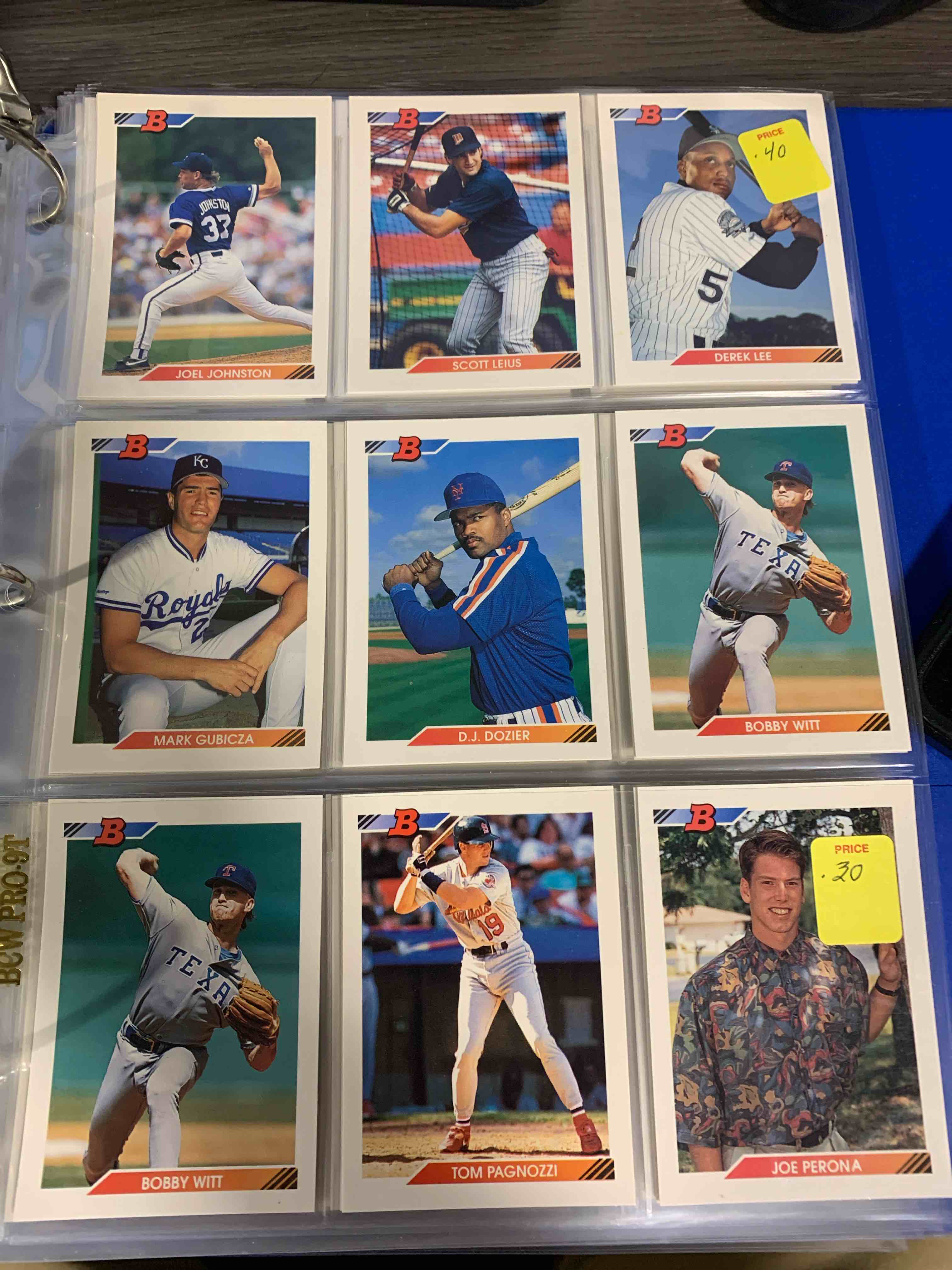 Baseball Card Lot 