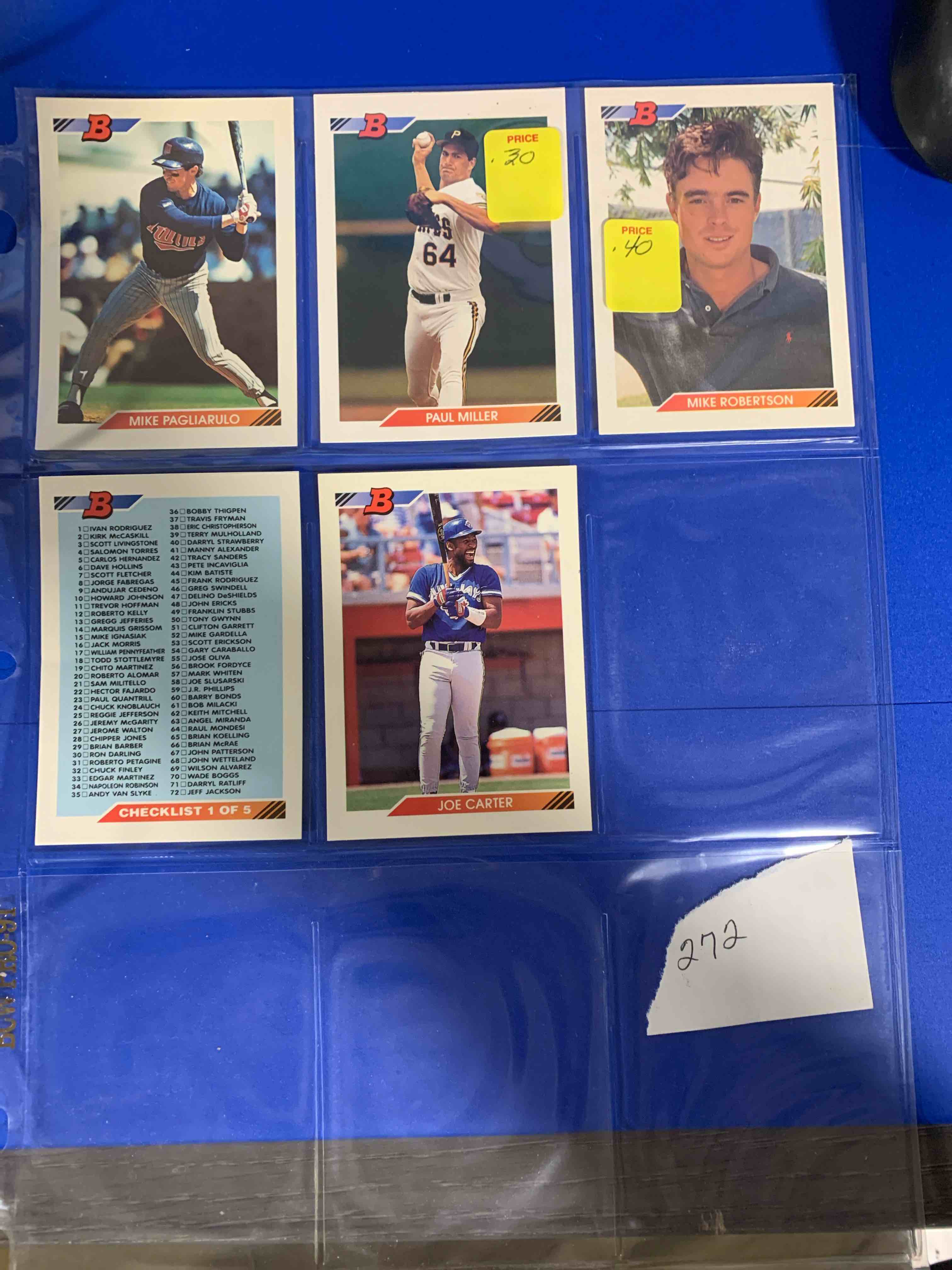 Baseball Card Lot 