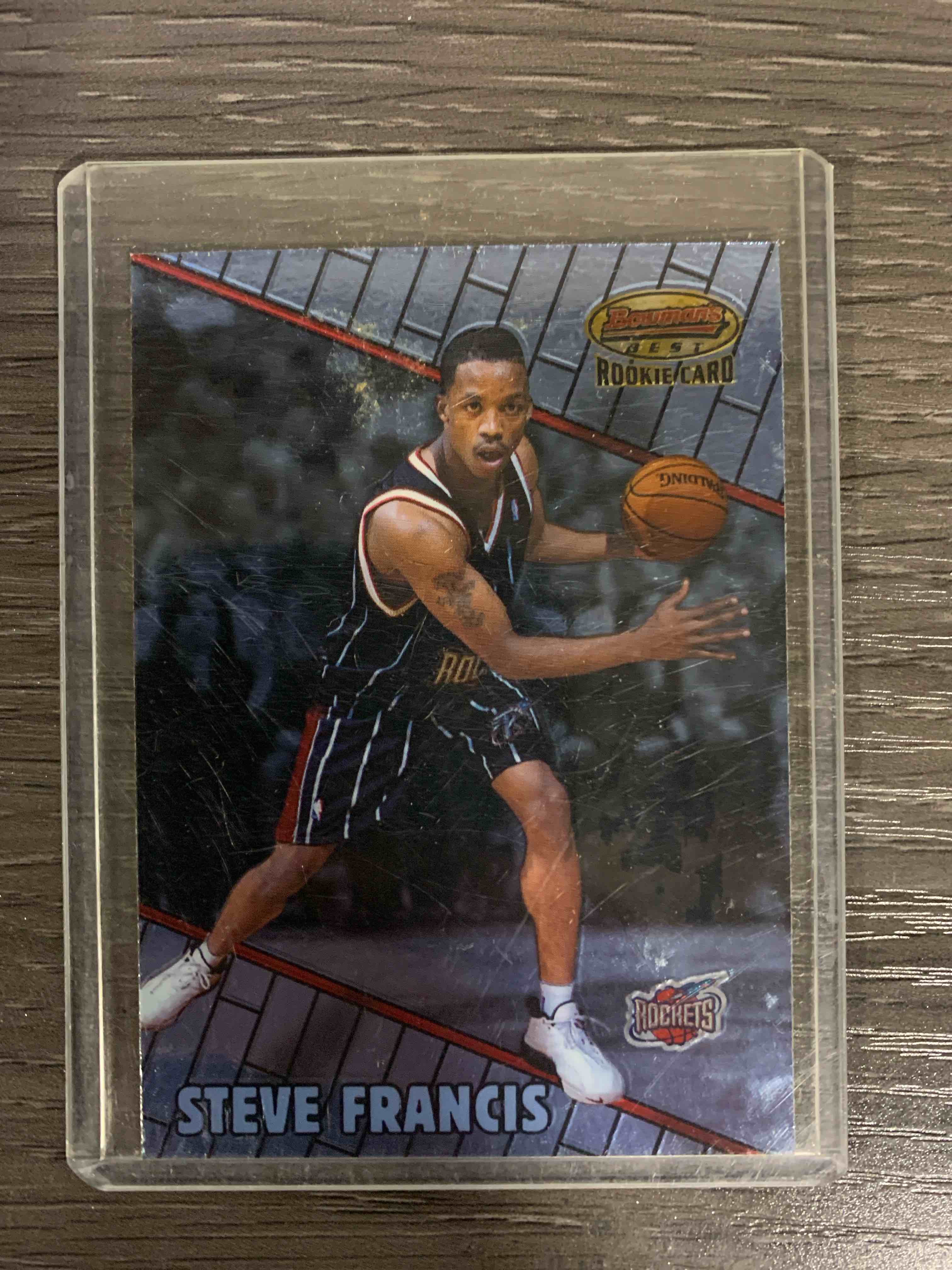 1999-00 BOWMAN'S BEST #102 STEVE FRANCIS RC ROCKETS