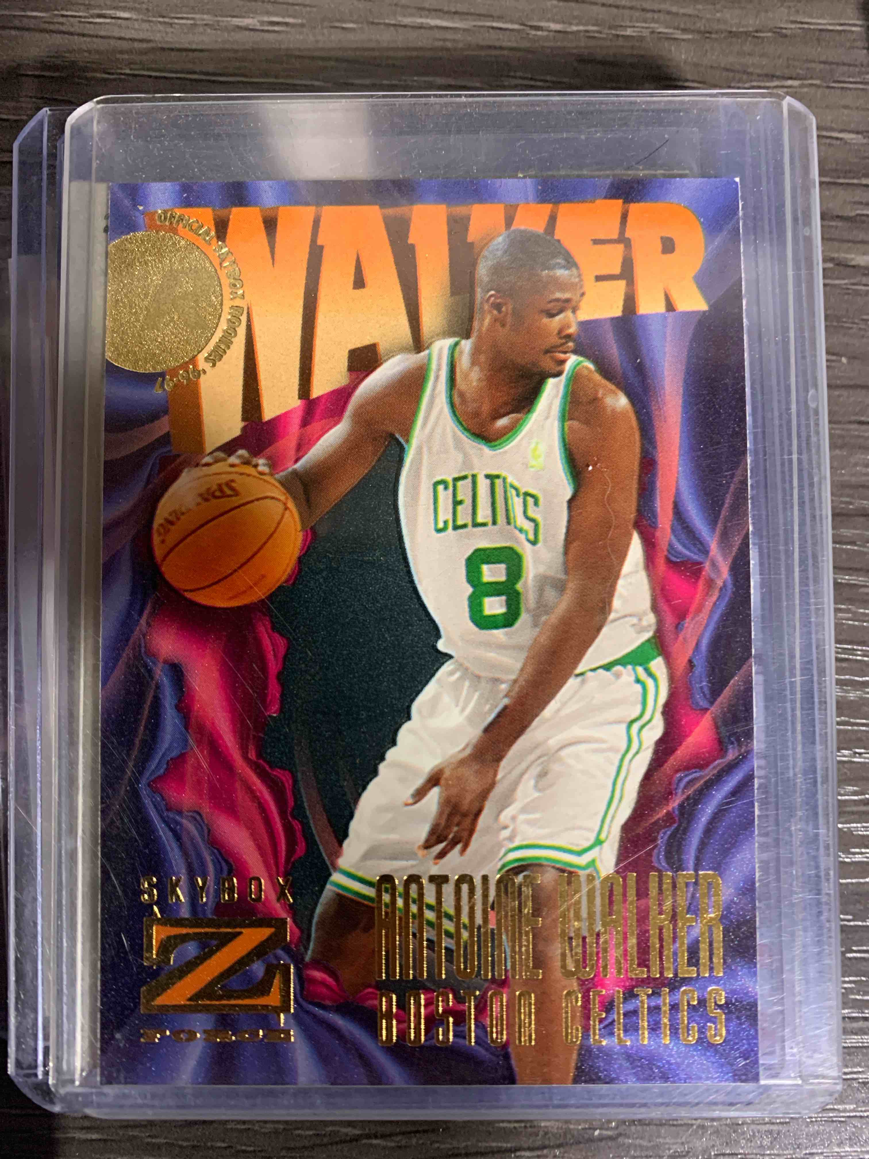 1996 Skybox Z Force Antoine Walker #163 Rookie RC Boston